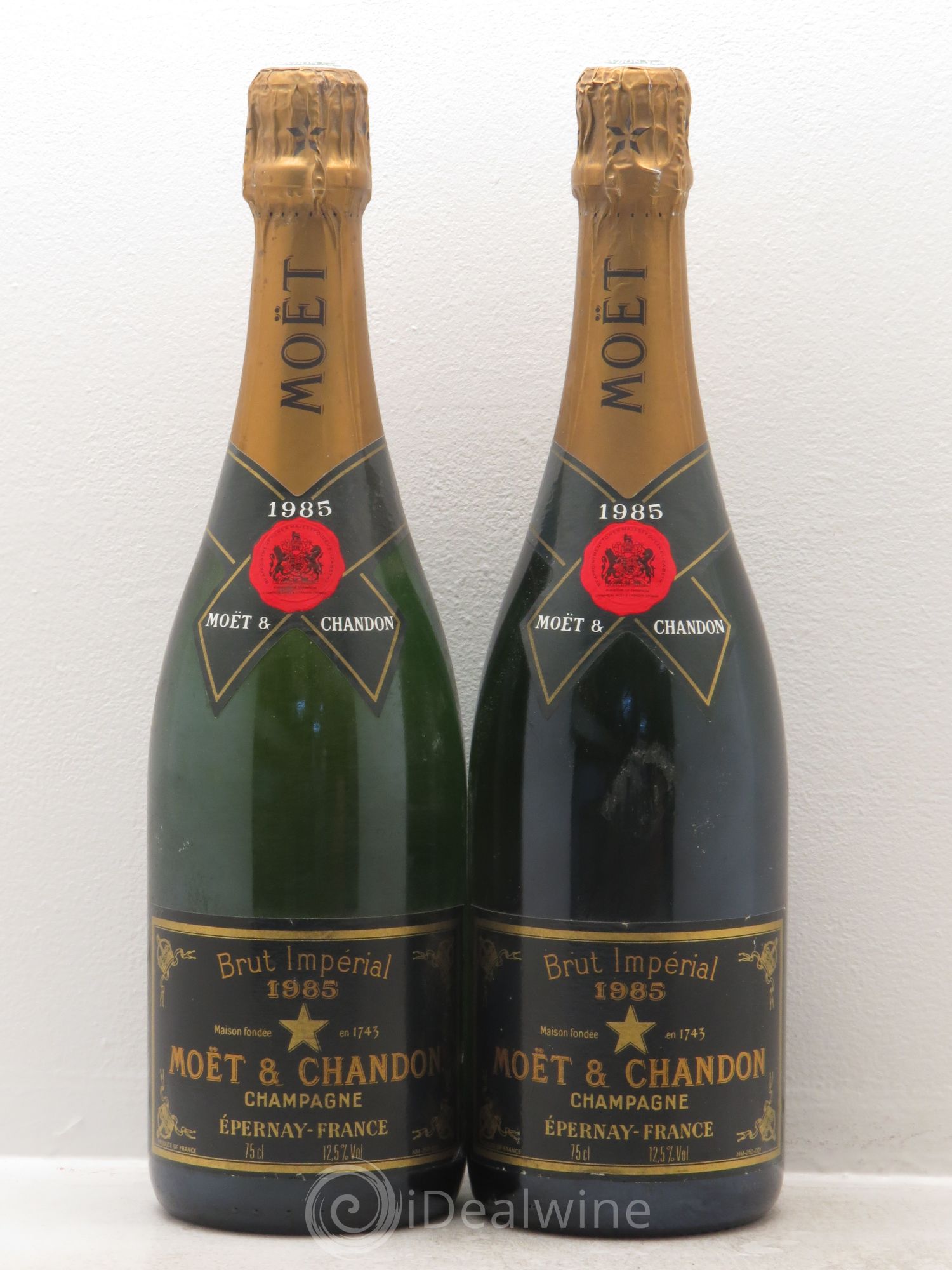 Impérial Brut Moët et Chandon 1985 - Lot de 2 bouteilles - 0