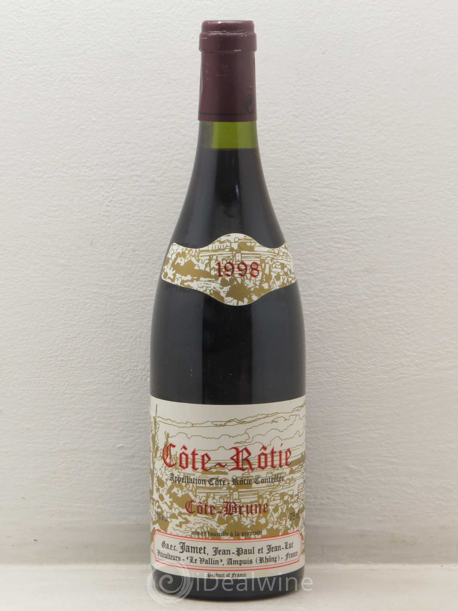 Côte-Rôtie Côte Brune Jamet (Domaine) 1998 - Lot de 1 bouteille - 0