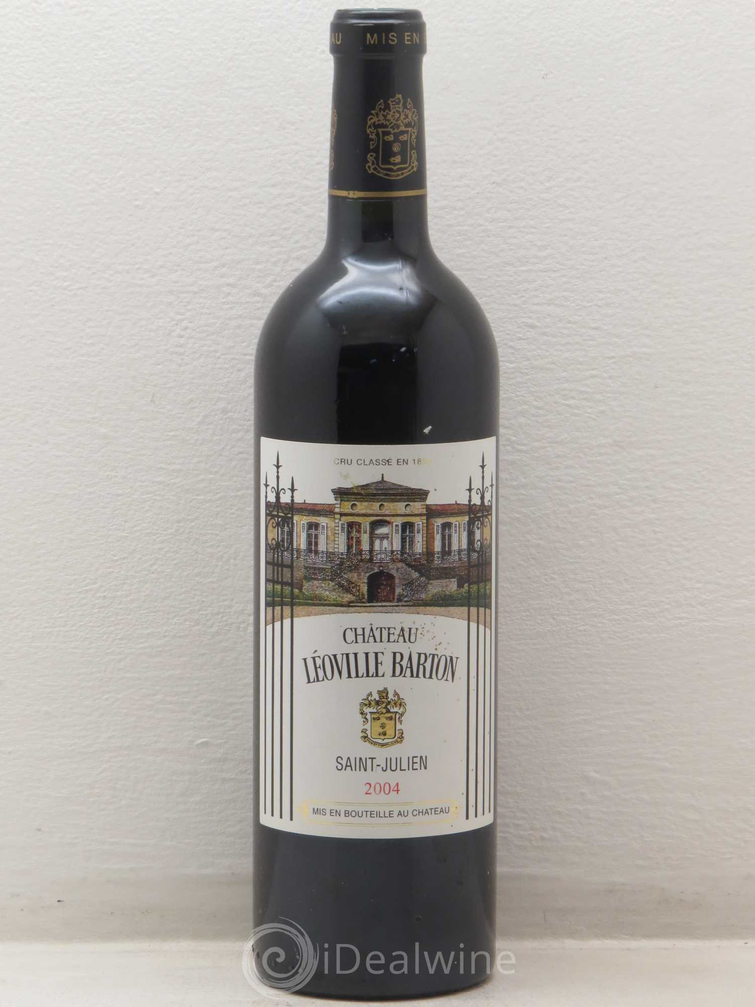 Château Léoville Barton 2ème Grand Cru Classé 2004 - Lot de 1 bouteille - 0