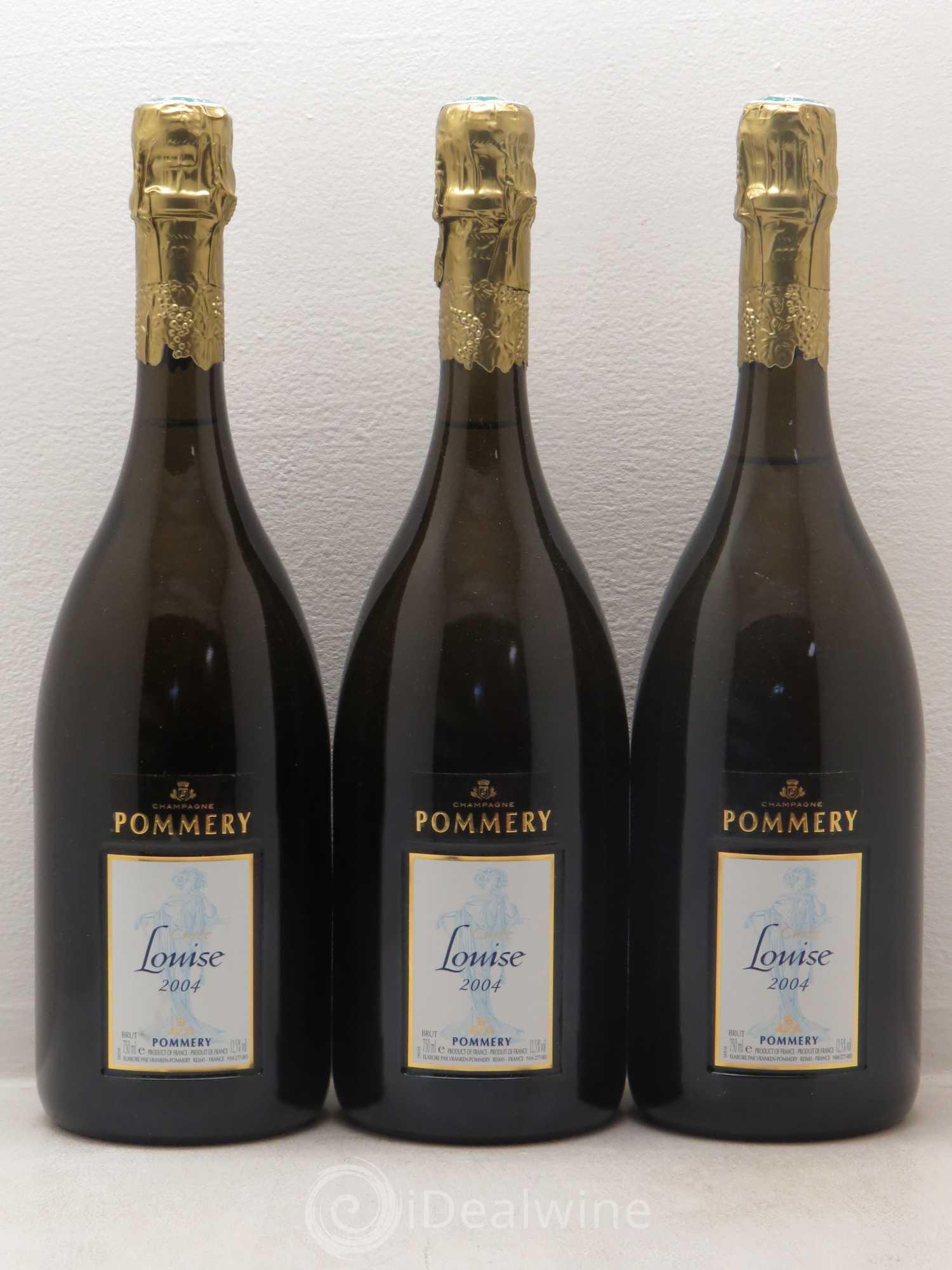 Cuvée Louise Pommery 2004 - Lot de 3 bouteilles - 0