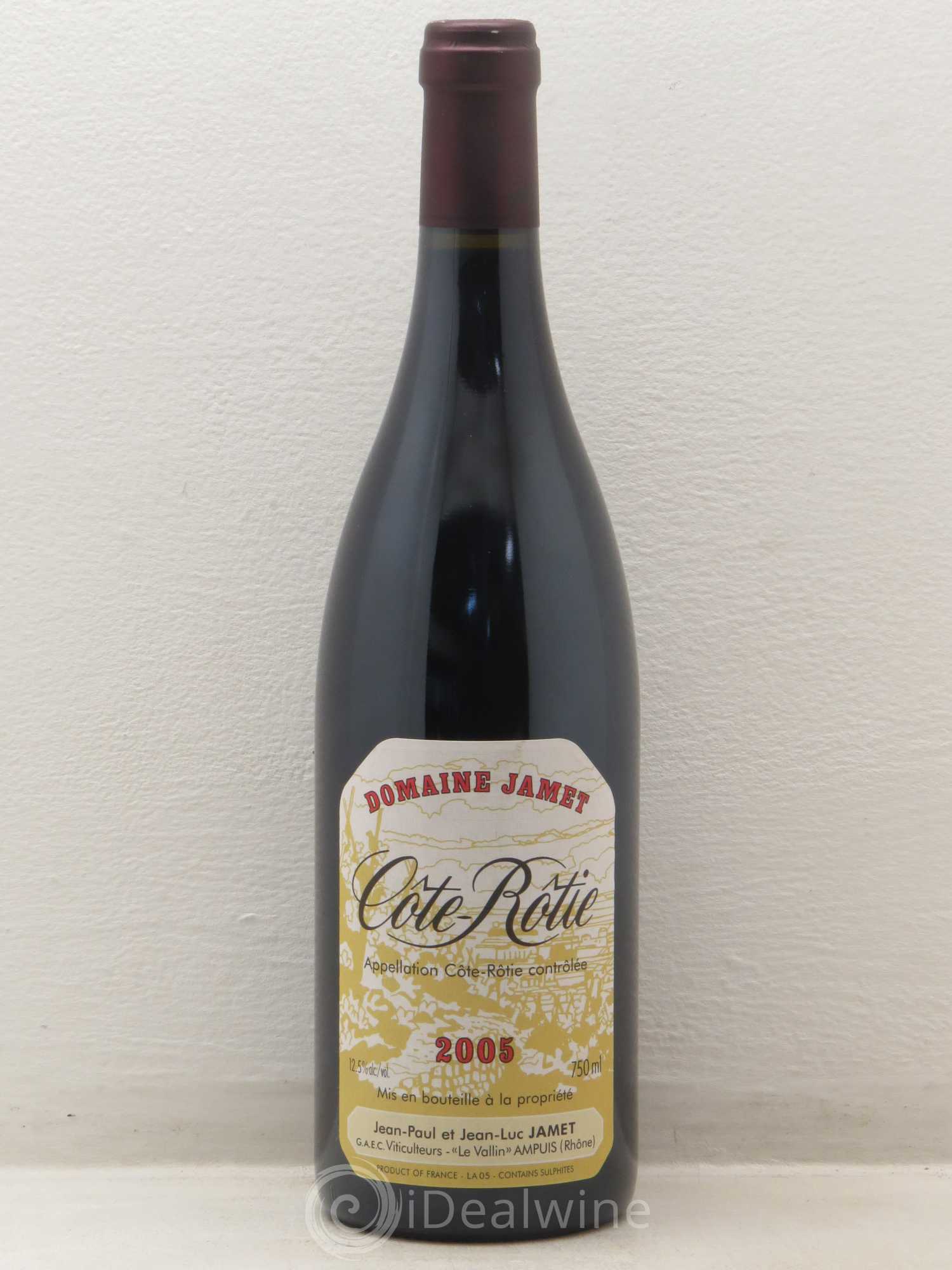Côte-Rôtie Jamet (Domaine) 2005 - Lot de 1 bouteille - 0