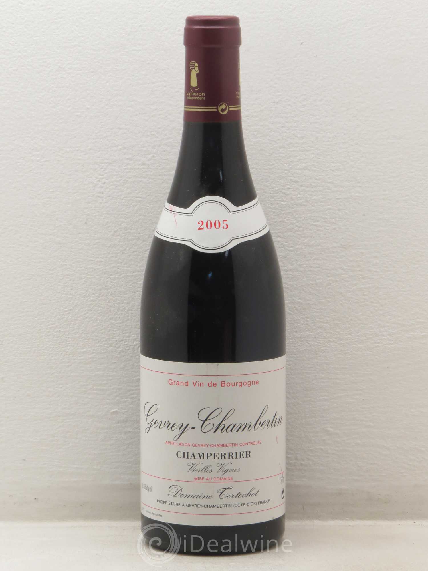 Gevrey-Chambertin Champerrier Vieilles Vignes Domaine Tortochot 2005 - Posten von 1 Flasche - 0