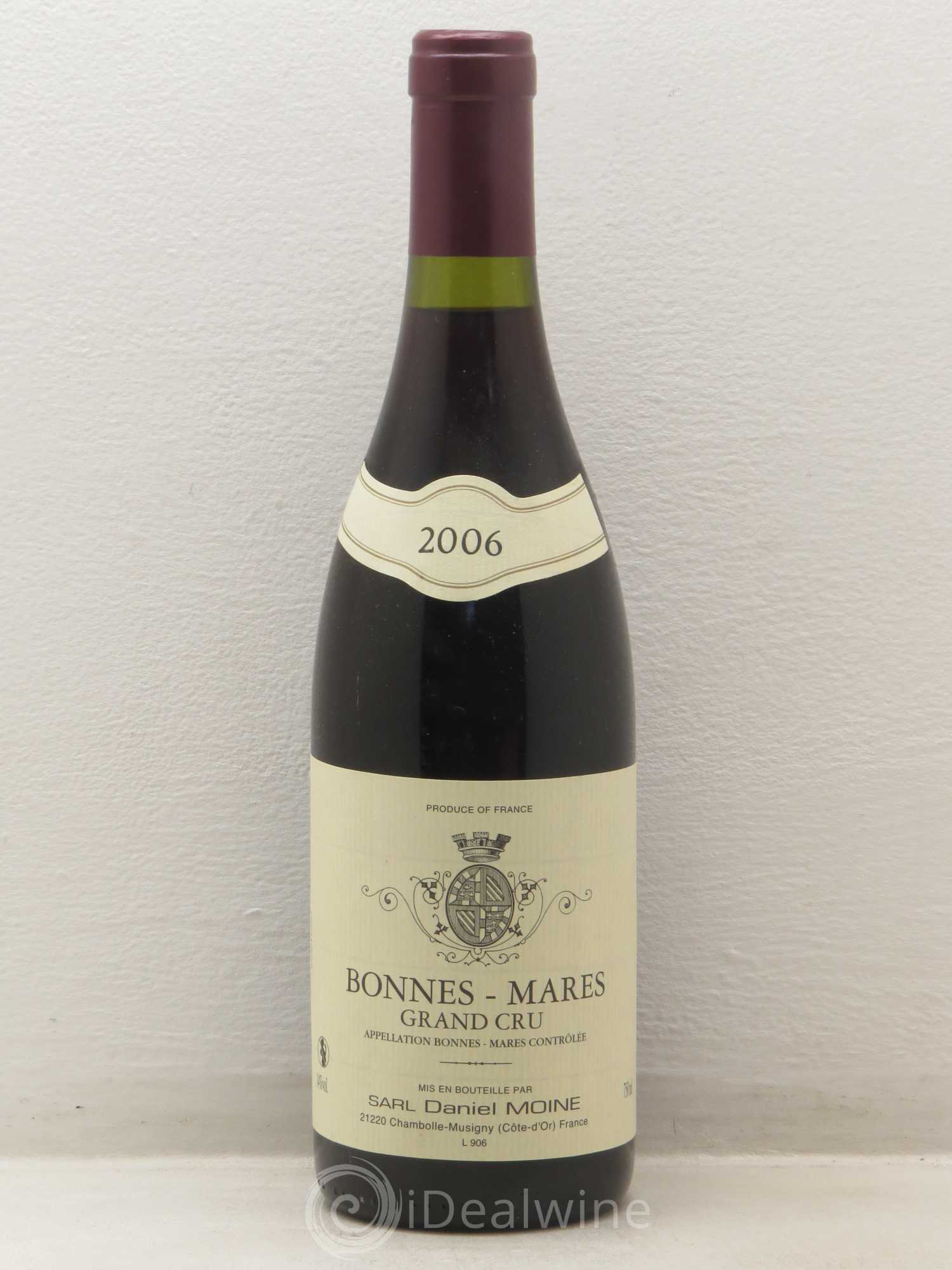 Bonnes-Mares Grand Cru Moine-Hudelot (Domaine) Daniel Moine 2006 - Lot de 1 bouteille - 0