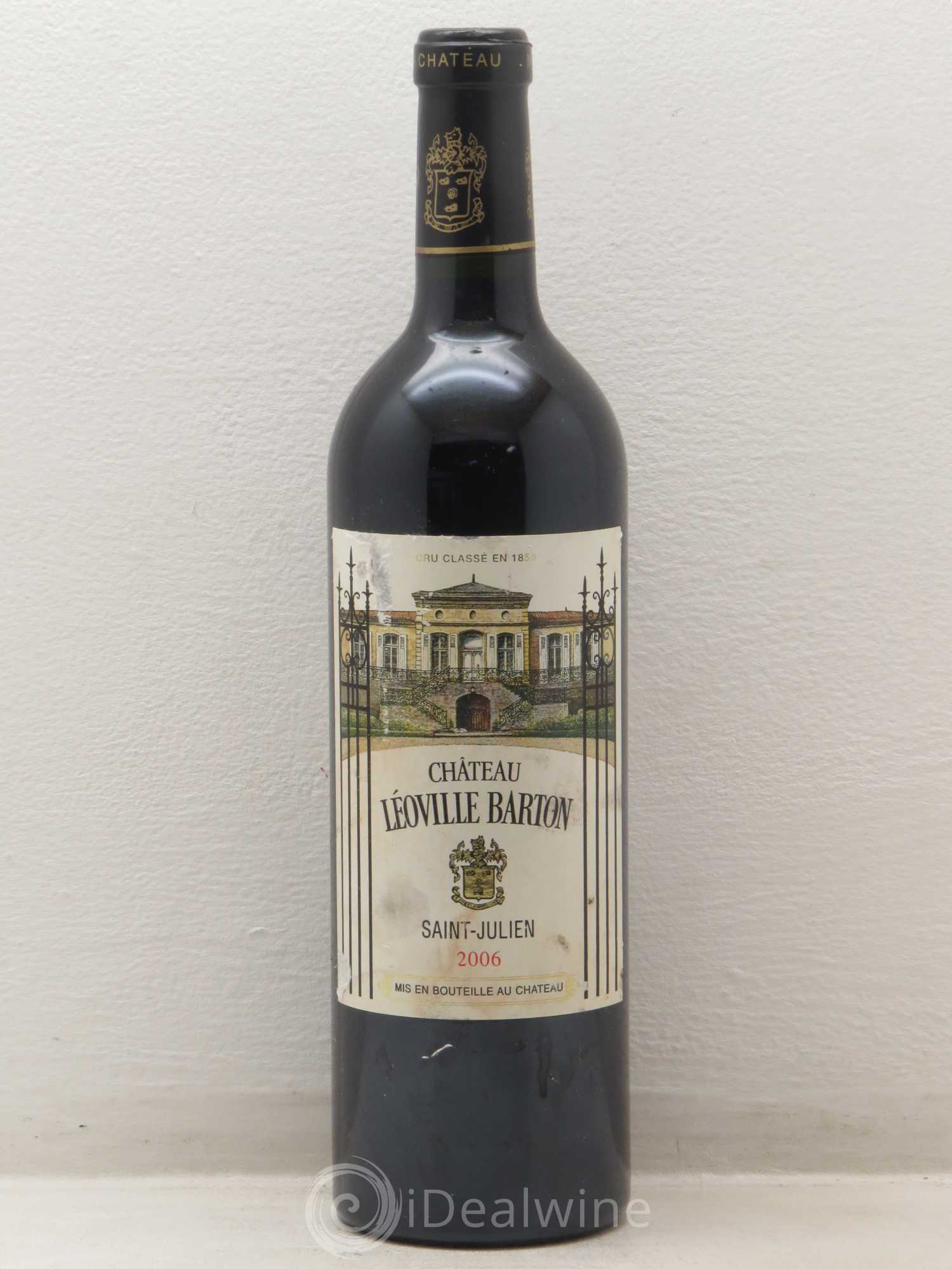 Château Léoville Barton 2ème Grand Cru Classé 2006 - Lot de 1 bouteille - 0