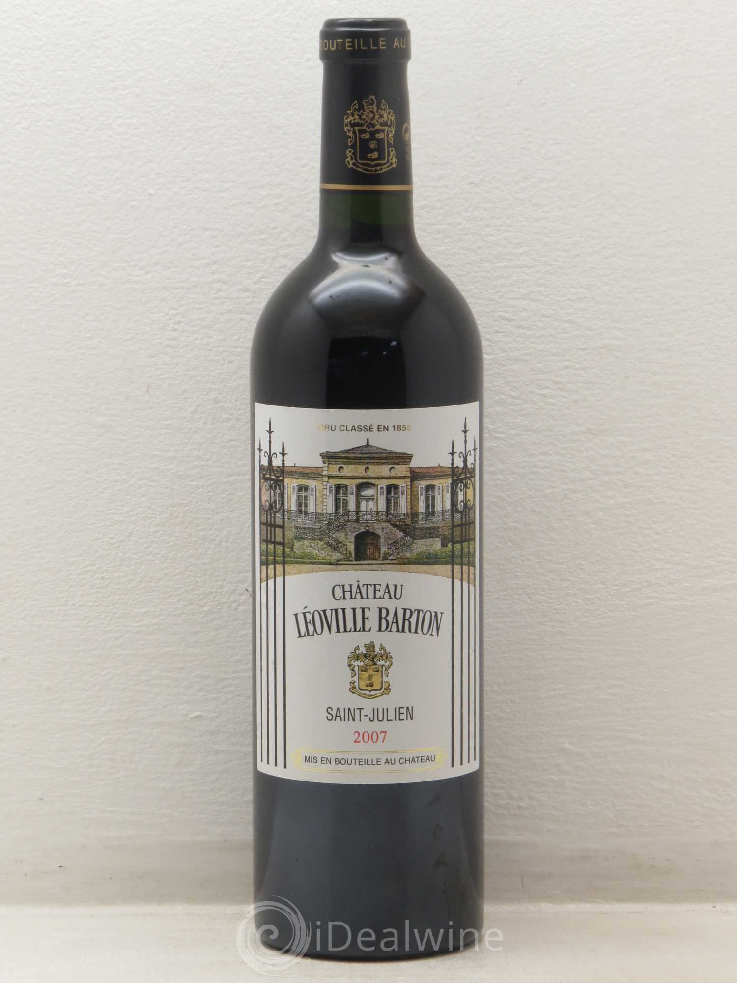Château Léoville Barton 2ème Grand Cru Classé 2007 - Lot de 1 bouteille - 0