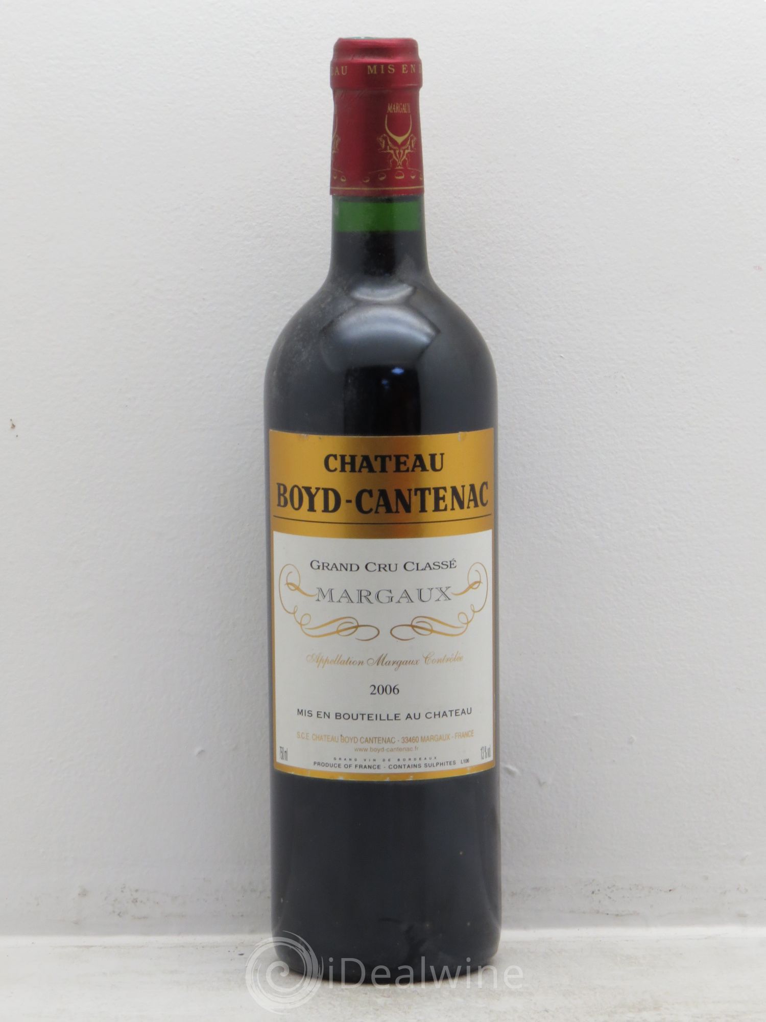 Château Boyd Cantenac 3ème Grand Cru Classé 2006 - Lot de 1 bouteille - 0