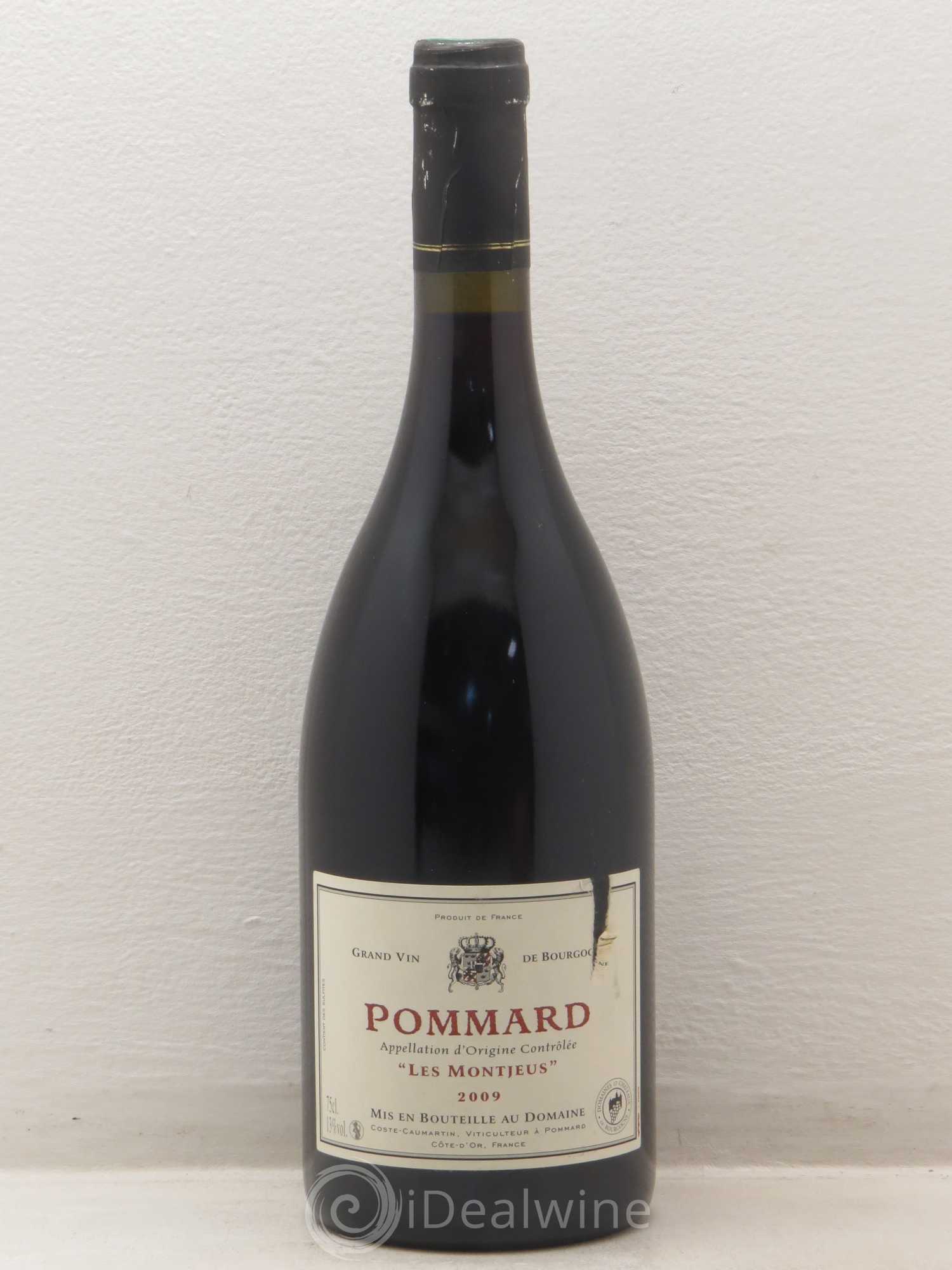 Pommard Les Montjeus Coste Caumartin (sans prix de réserve) 2009 - Posten von 1 Flasche - 0