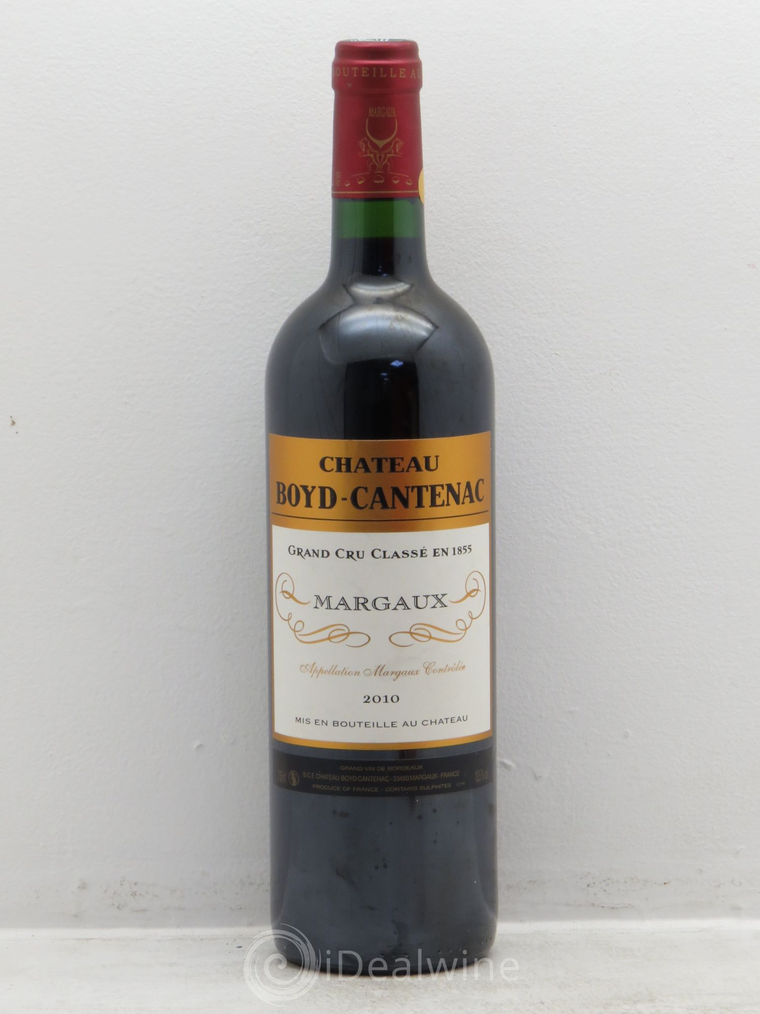 Château Boyd Cantenac 3ème Grand Cru Classé 2010 - Lot de 1 bouteille - 0
