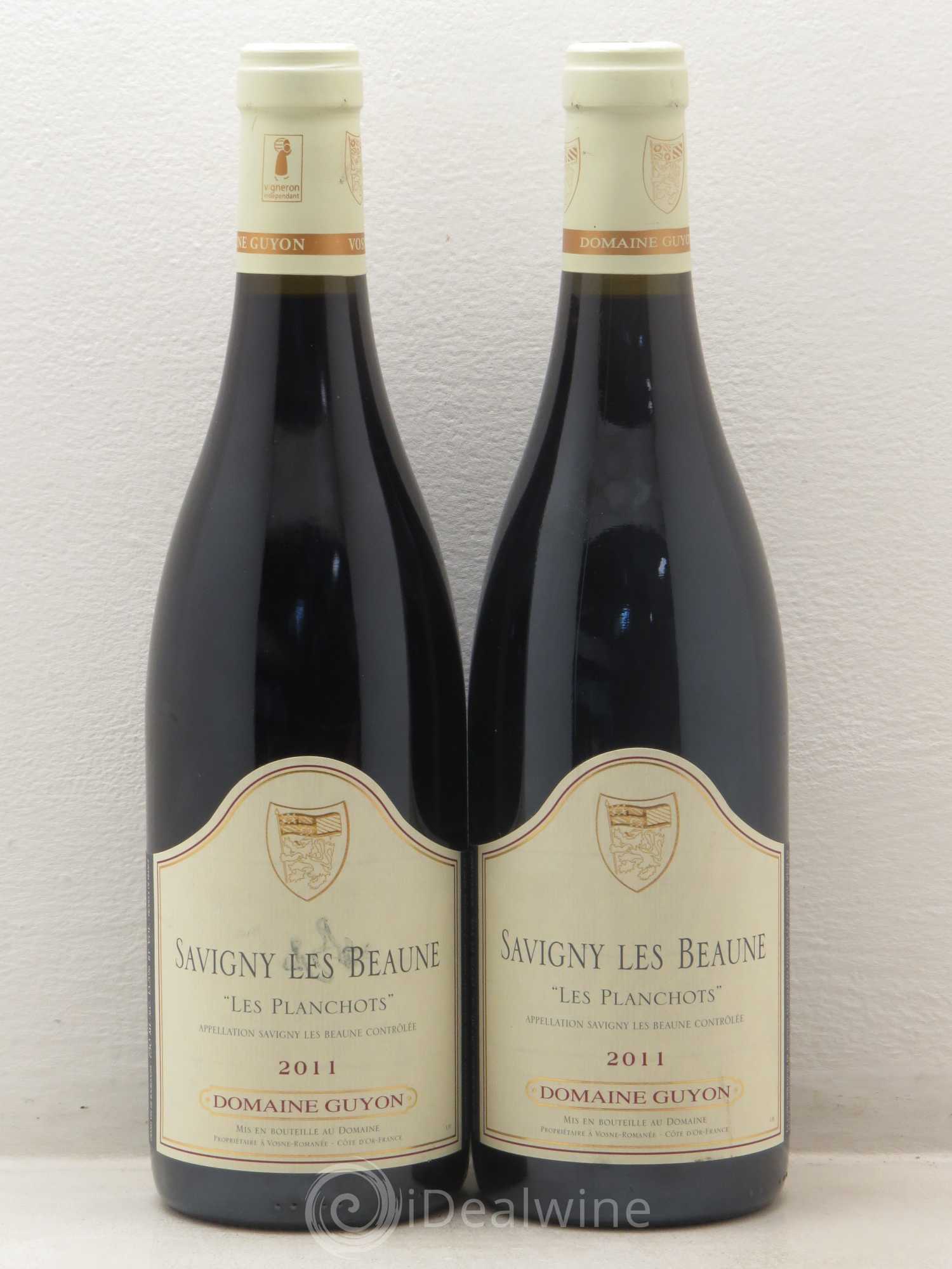 Savigny-lès-Beaune Les Planchots Guyon (sans prix de réserve) 2011 - Posten von 2 Flaschen - 0