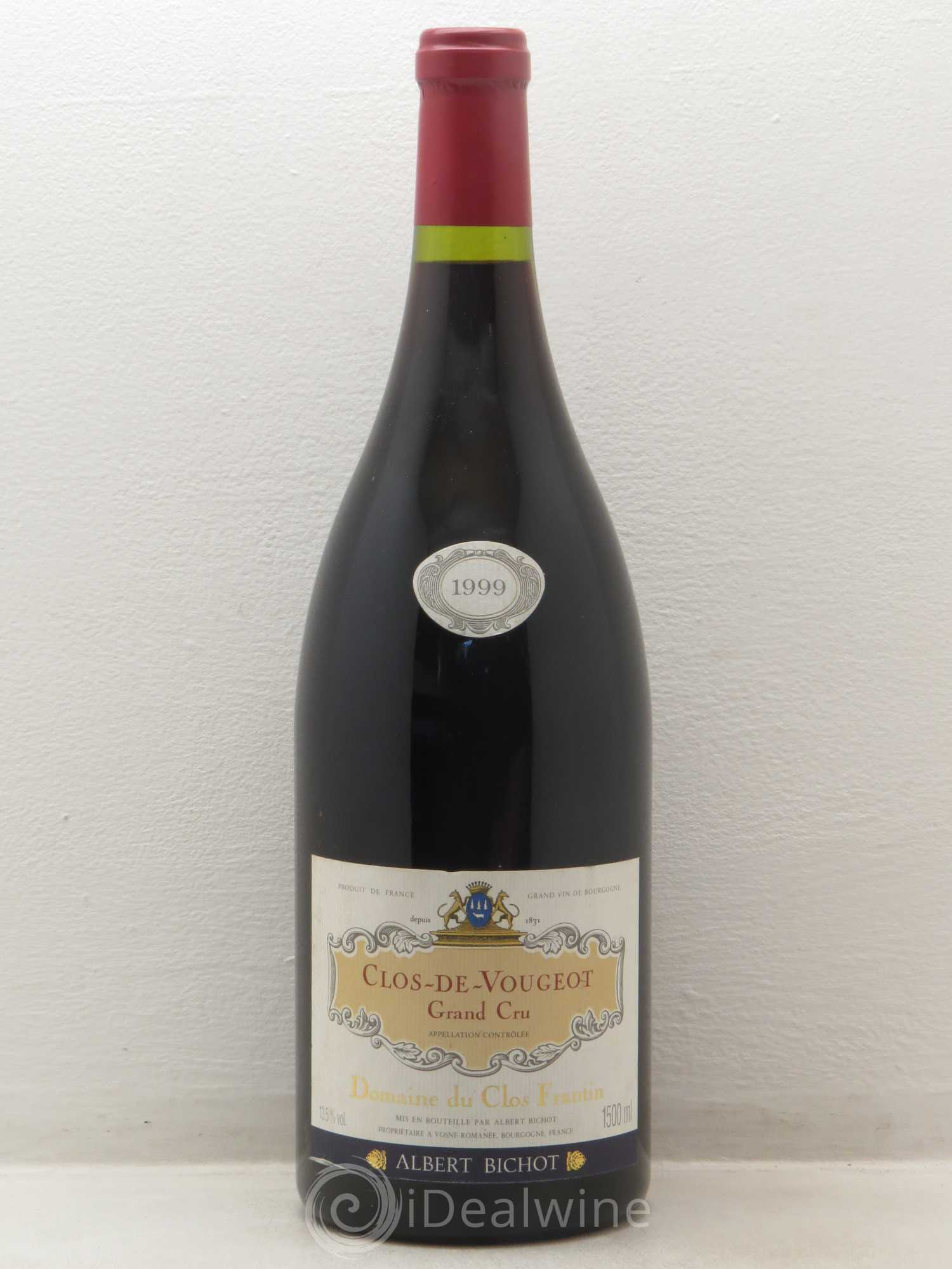 Clos de Vougeot Grand Cru Clos Frantin Bichot 1999 - Posten von 1 Magnum - 0