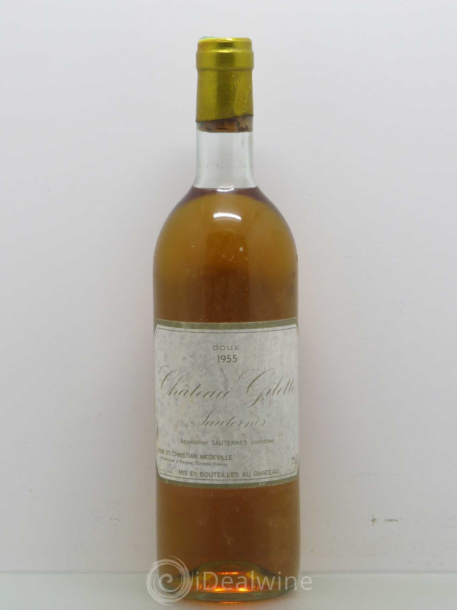Château Gilette 1955 - Lot de 1 bouteille - 0