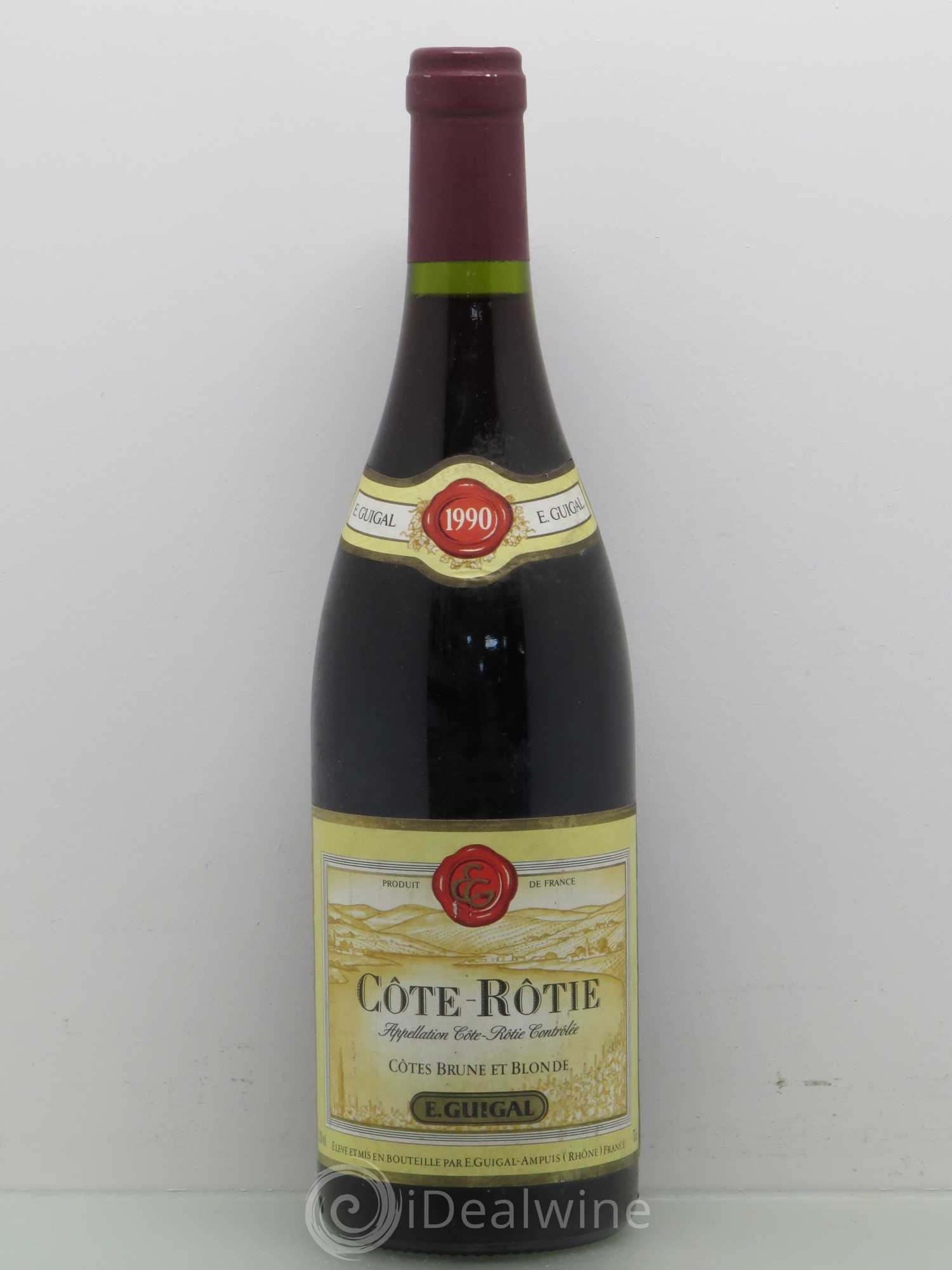 Côte-Rôtie Guigal côtes brune et blonde 1990 - Posten von 1 Flasche - 0