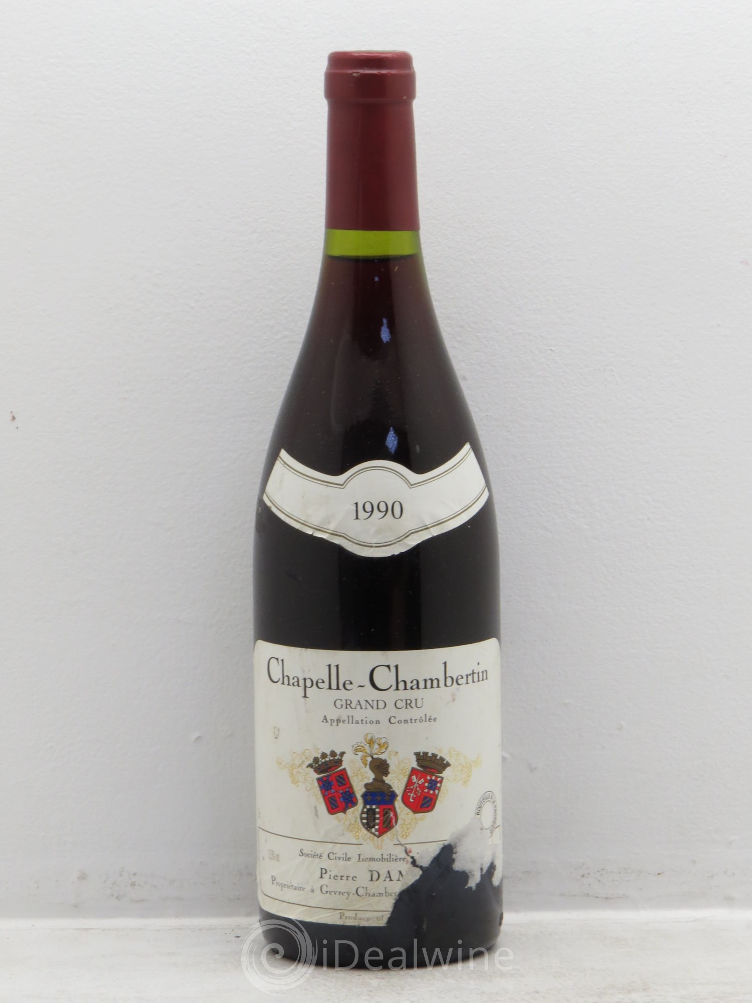 Chapelle-Chambertin Grand Cru Pierre Damoy 1990 - Lot de 1 bouteille - 0