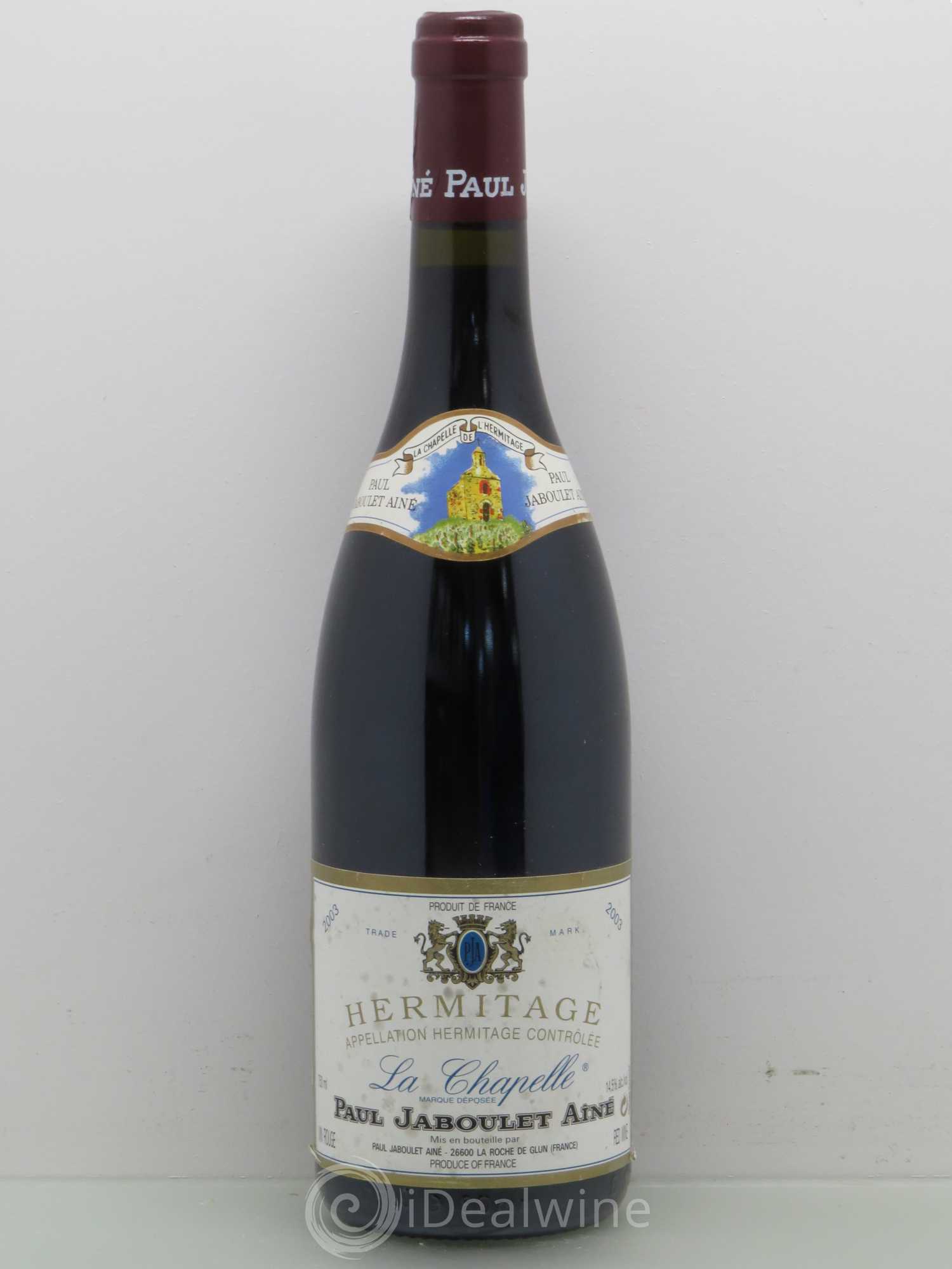 Hermitage La Chapelle Paul Jaboulet Ainé 2003 - Lot de 1 bouteille - 0