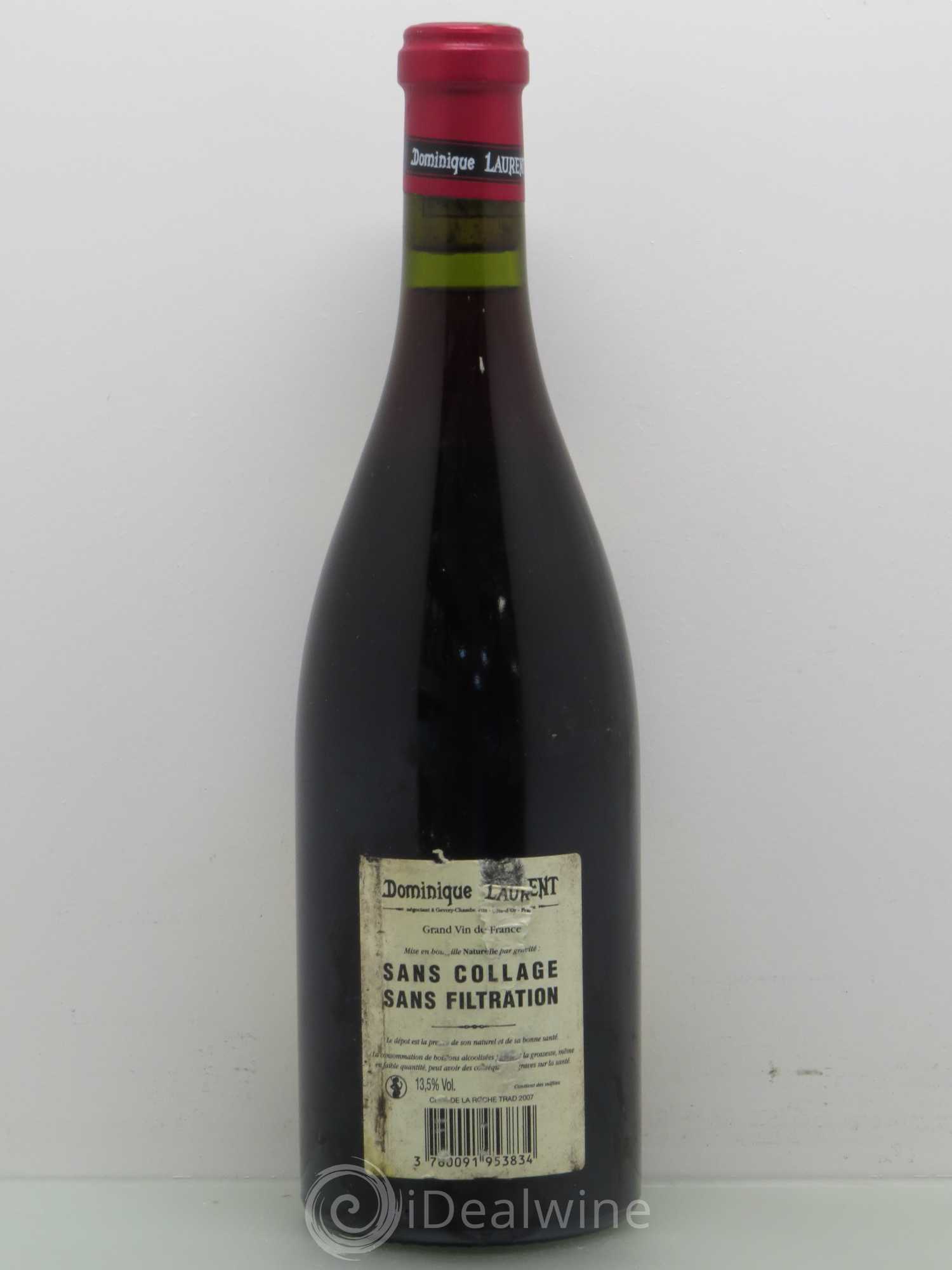Clos de la Roche Grand Cru Cuvée Tradition Dominique Laurent 2007 - Lot de 1 bouteille - 1