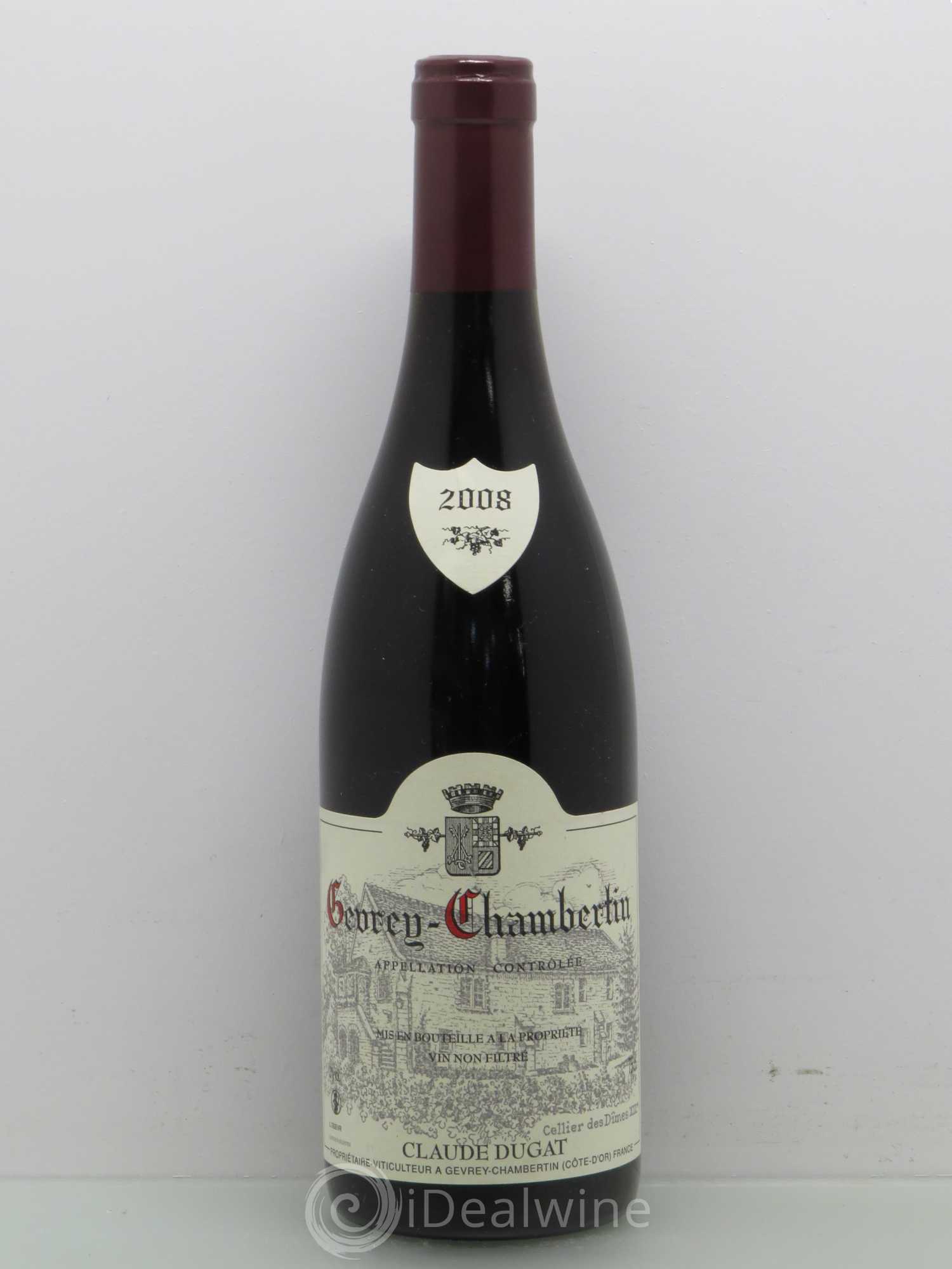 Gevrey-Chambertin Claude Dugat 2008 - Lot de 1 bouteille - 0