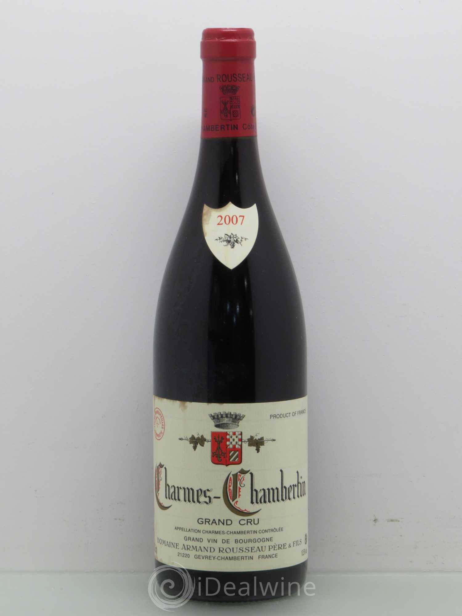 Charmes-Chambertin Grand Cru Armand Rousseau (Domaine) 2010 - Lot de 1 bouteille - 0
