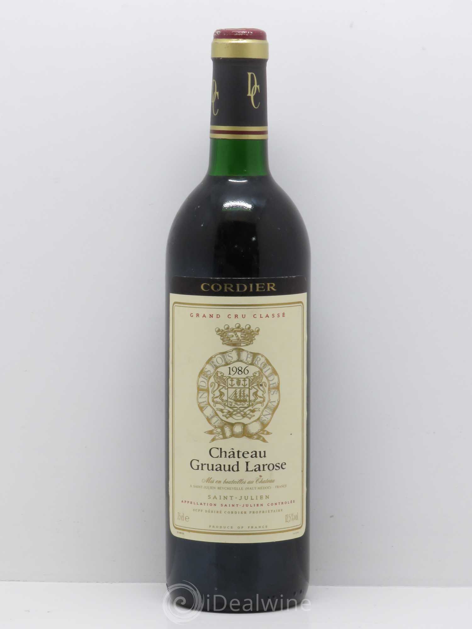 Château Gruaud Larose 2ème Grand Cru Classé 1986 - Lot de 1 bouteille - 0