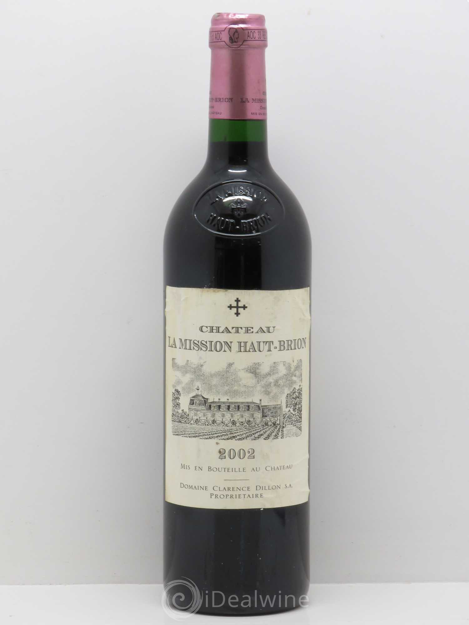 Château la Mission Haut-Brion Cru Classé de Graves 2002 - Lot de 1 bouteille - 0