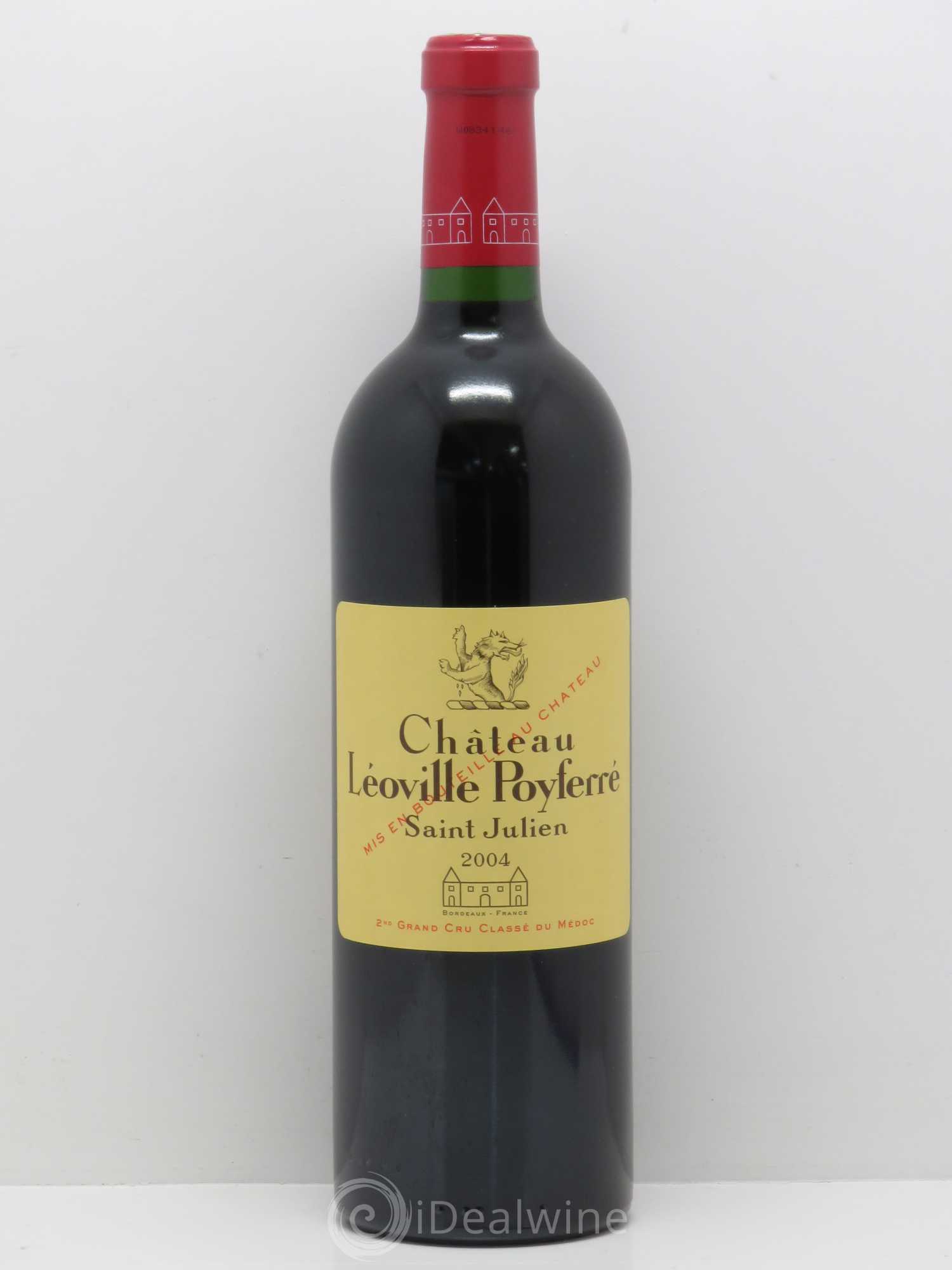 Château Léoville Poyferré 2ème Grand Cru Classé 2004 - Lot de 1 bouteille - 0