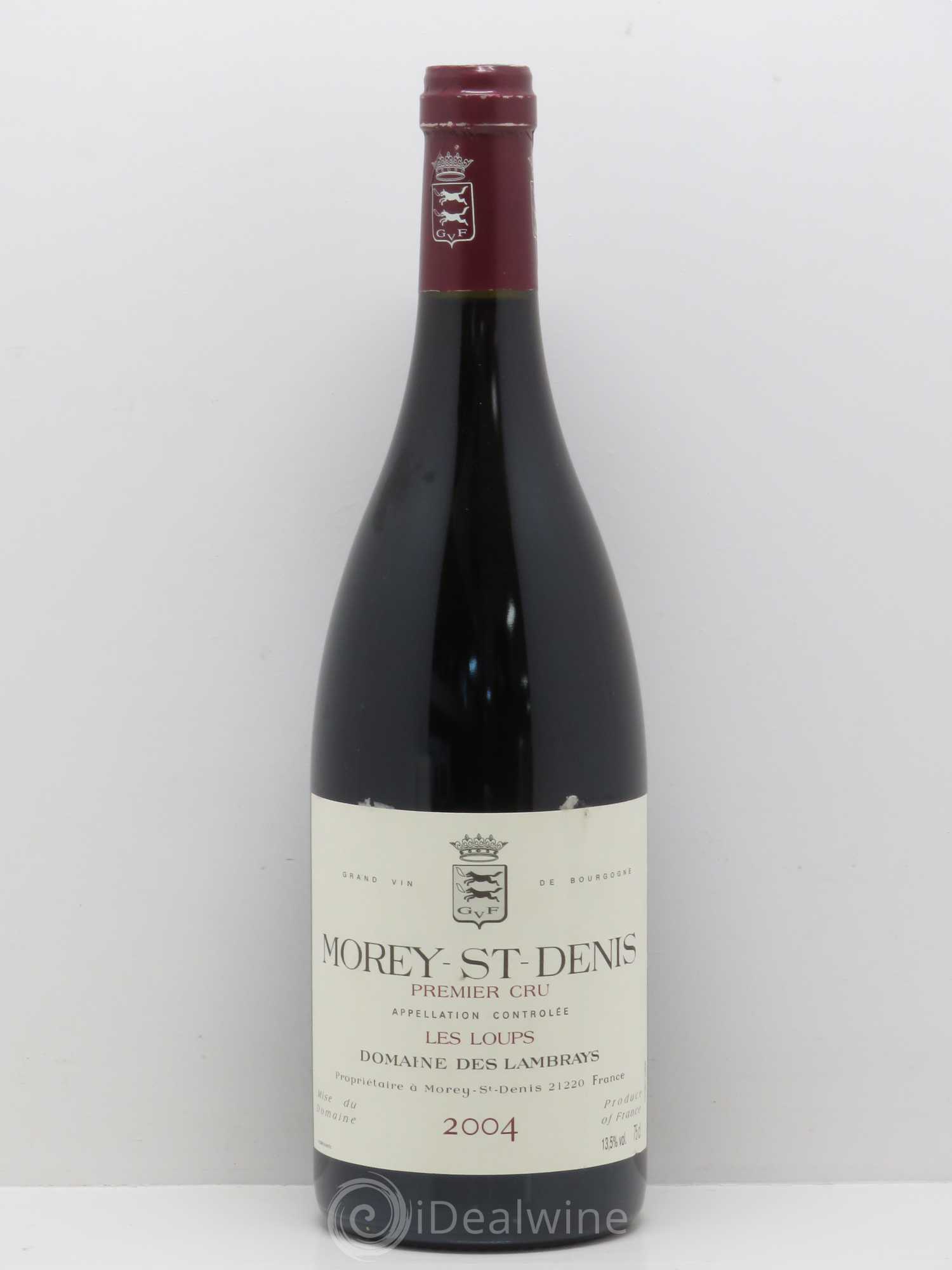 Morey-Saint-Denis 1er Cru Les Loups Domaine des Lambrays 2004 - Lot de 1 bouteille - 0