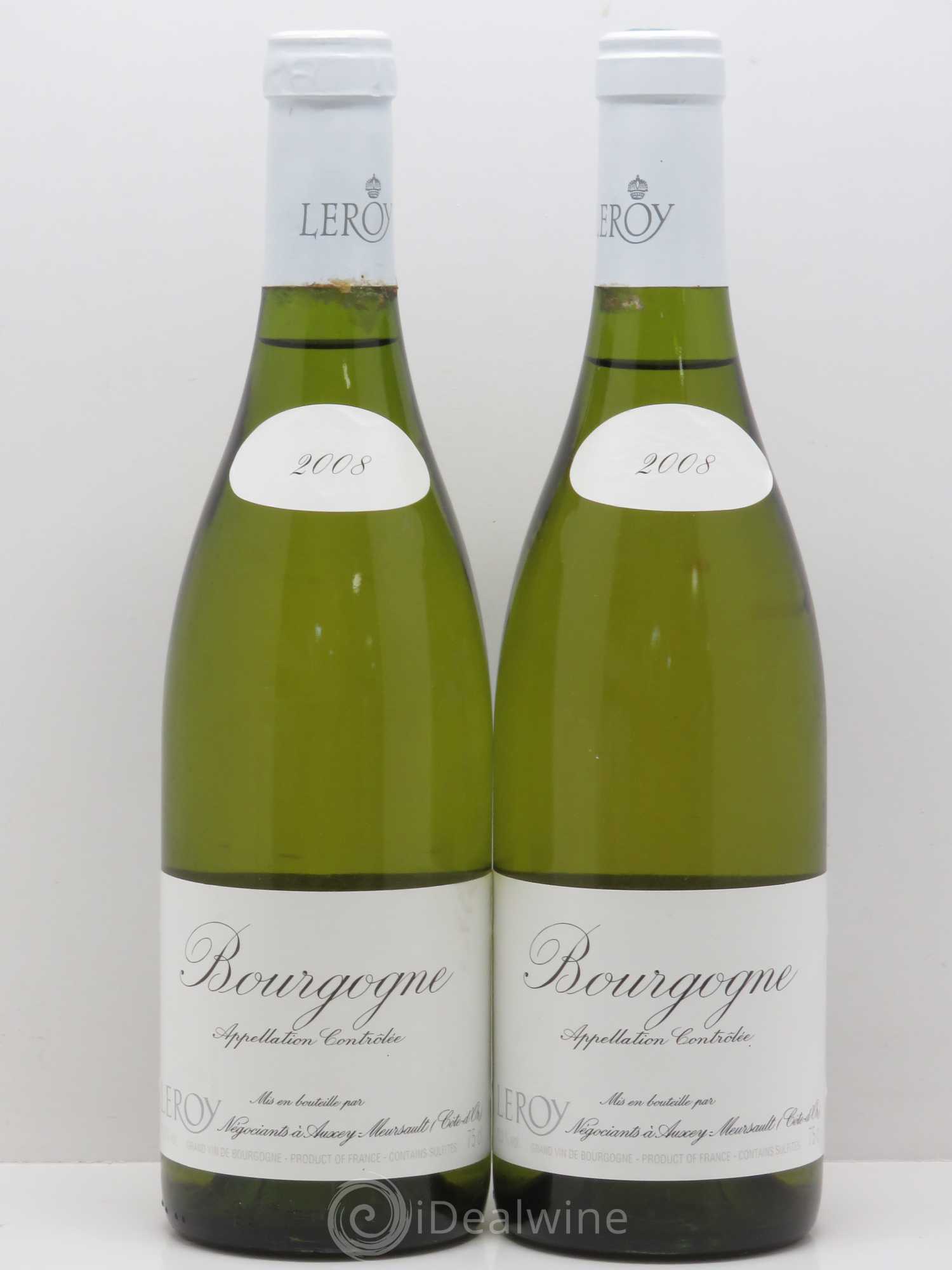 Bourgogne Leroy (Domaine) 2008 - Lot de 2 bouteilles - 0