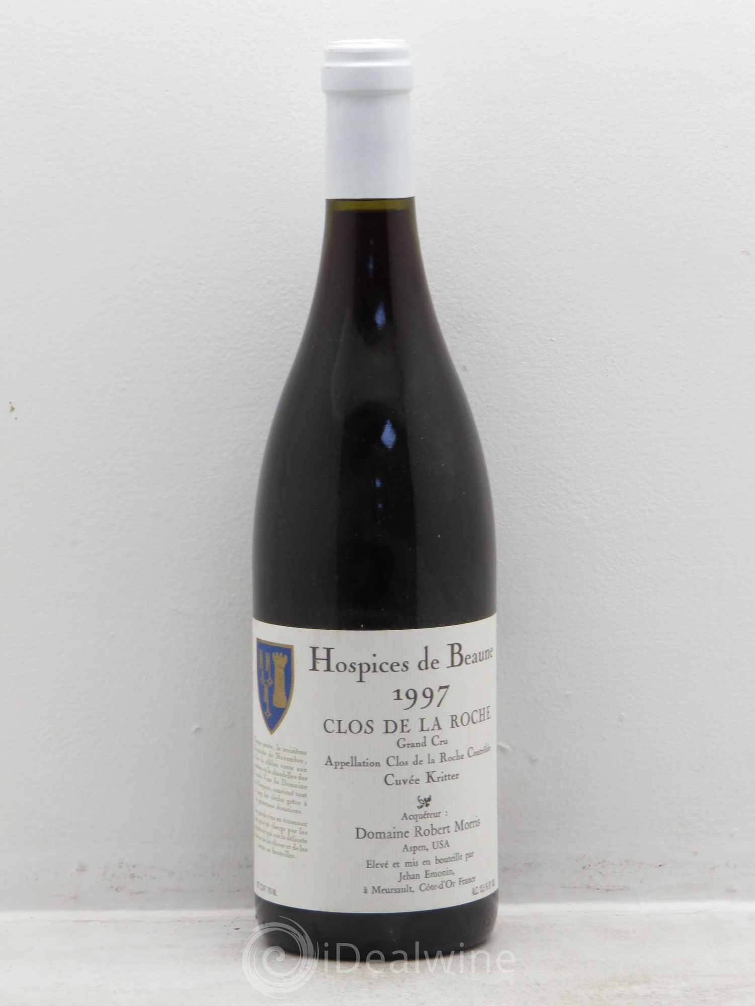 Clos de la Roche Grand Cru Cuvée Kritter R.Morris (sans prix de réserve) 1997 - Posten von 1 Flasche - 0