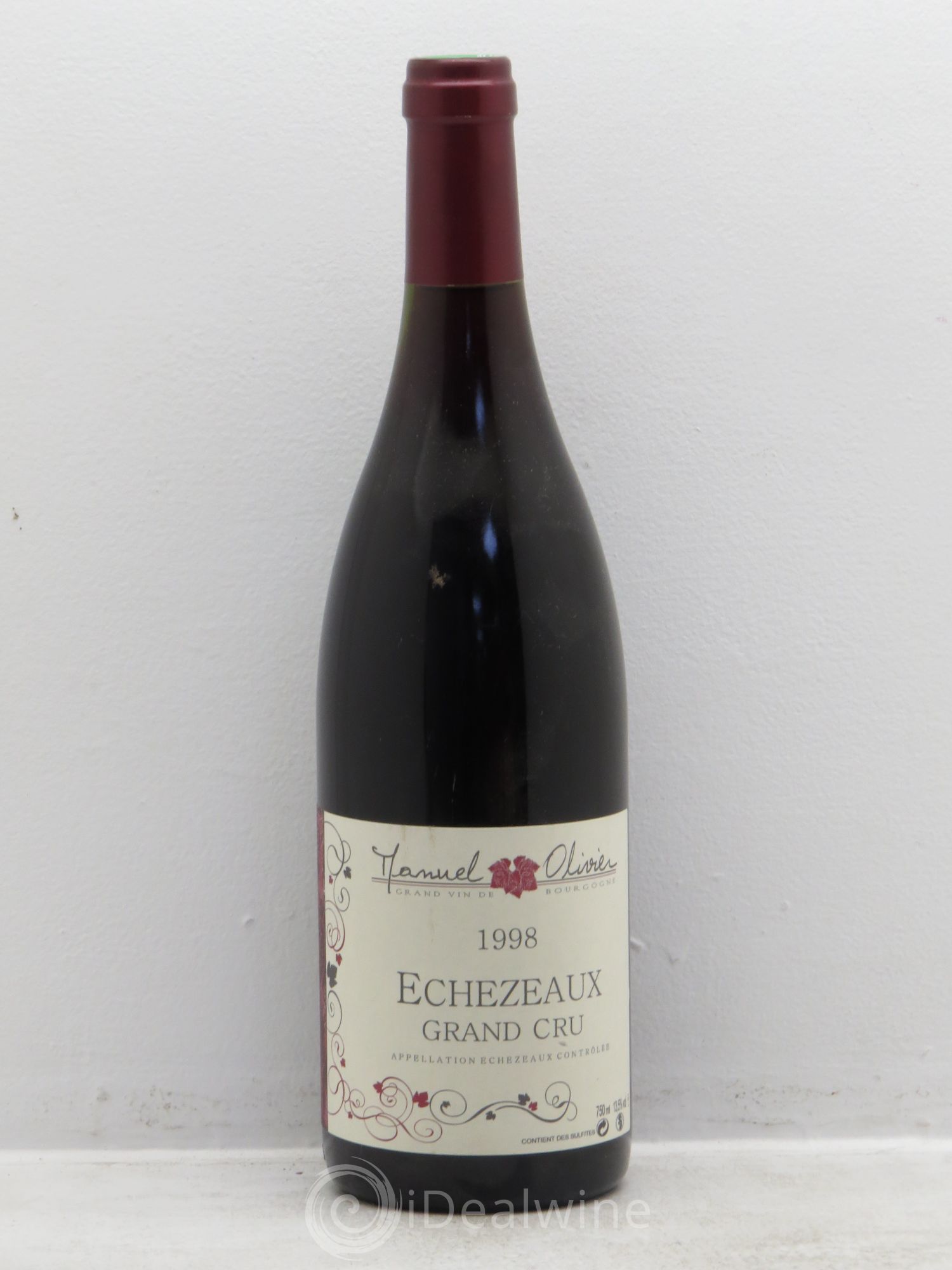 Echezeaux Grand Cru Olivier Manuel 1998 - Posten von 1 Flasche - 0