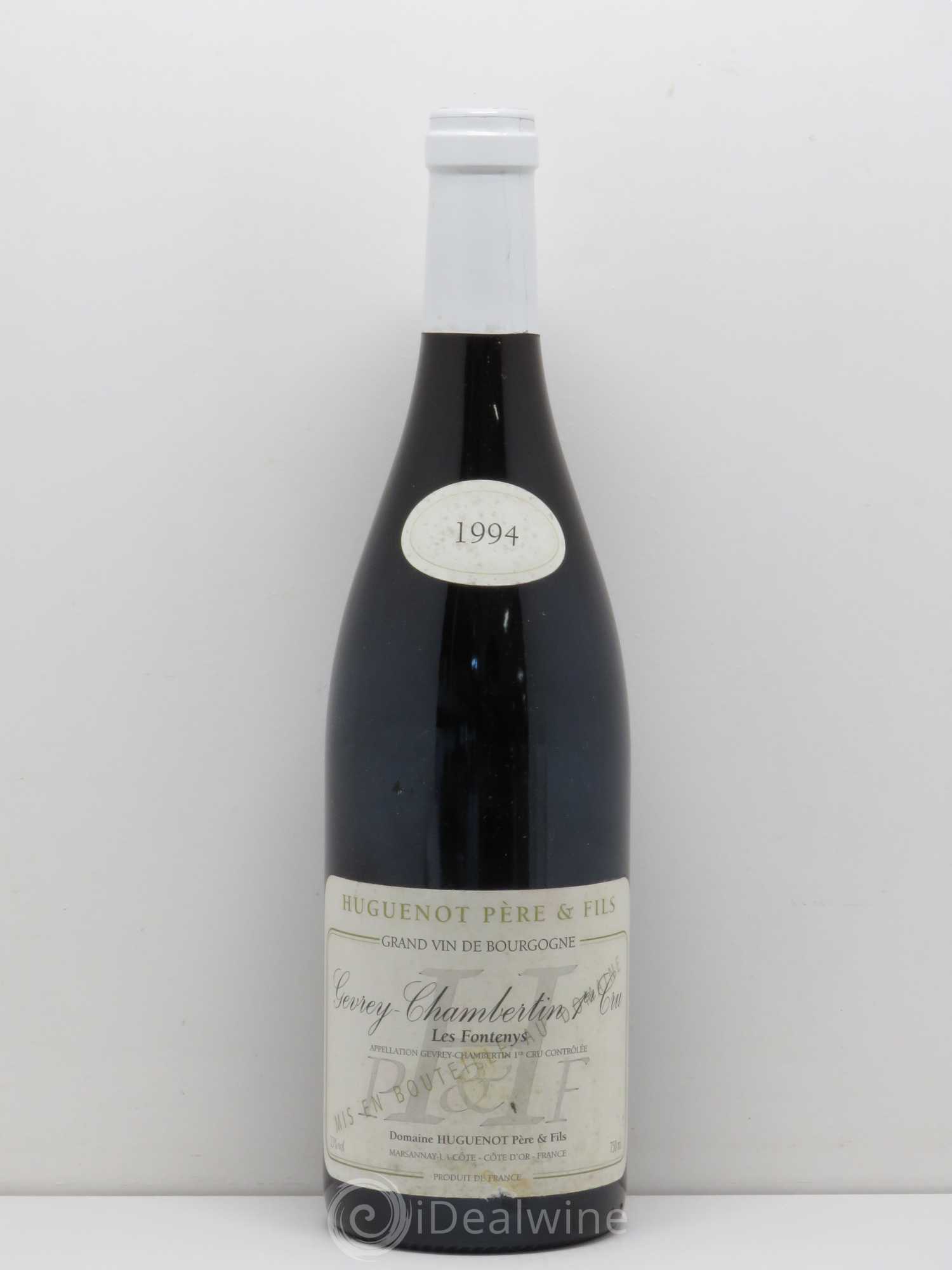 Gevrey-Chambertin 1er Cru Les Fontenys Domaine Huguenot 1994 - Posten von 1 Flasche - 0