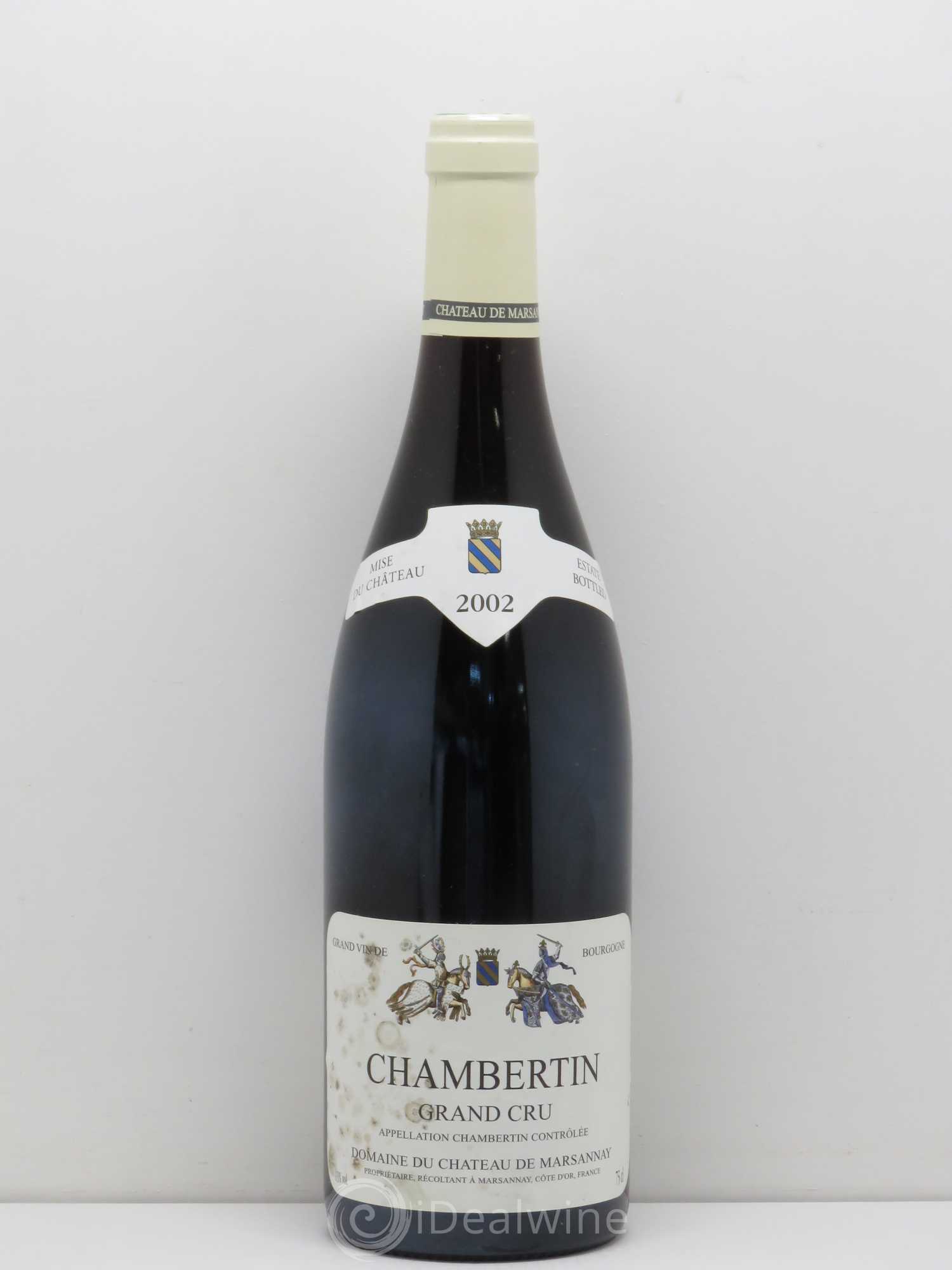 Chambertin Grand Cru Château de Marsannay 2002 - Lot de 1 bouteille - 0