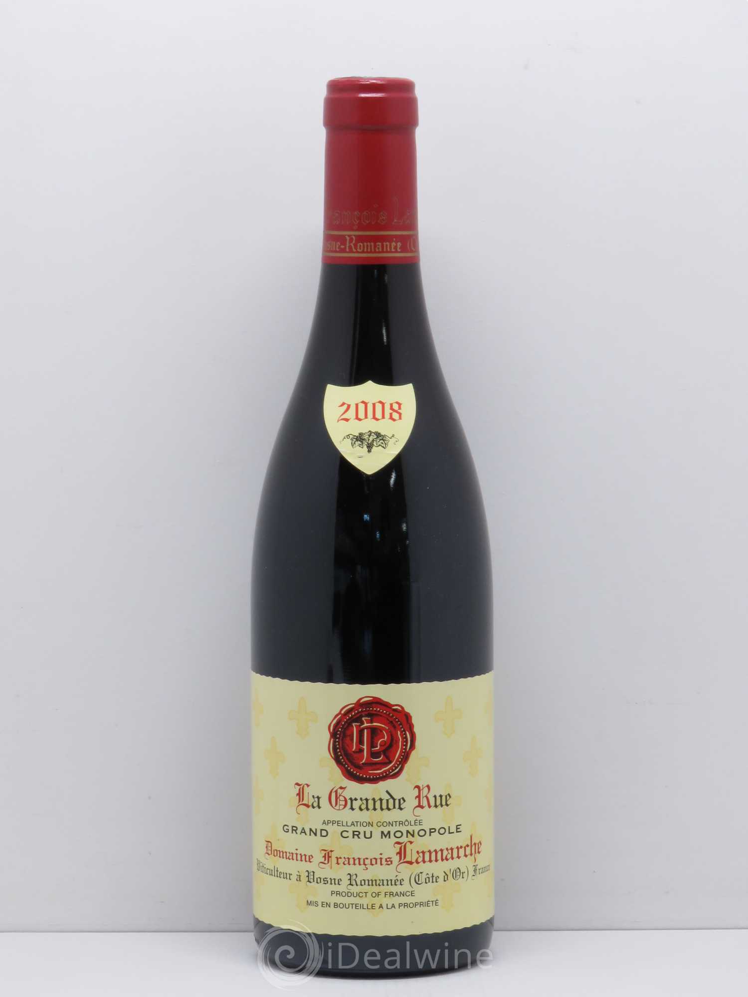 La Grande Rue Grand Cru Lamarche (Domaine) 2008 - Lot de 1 bouteille - 0