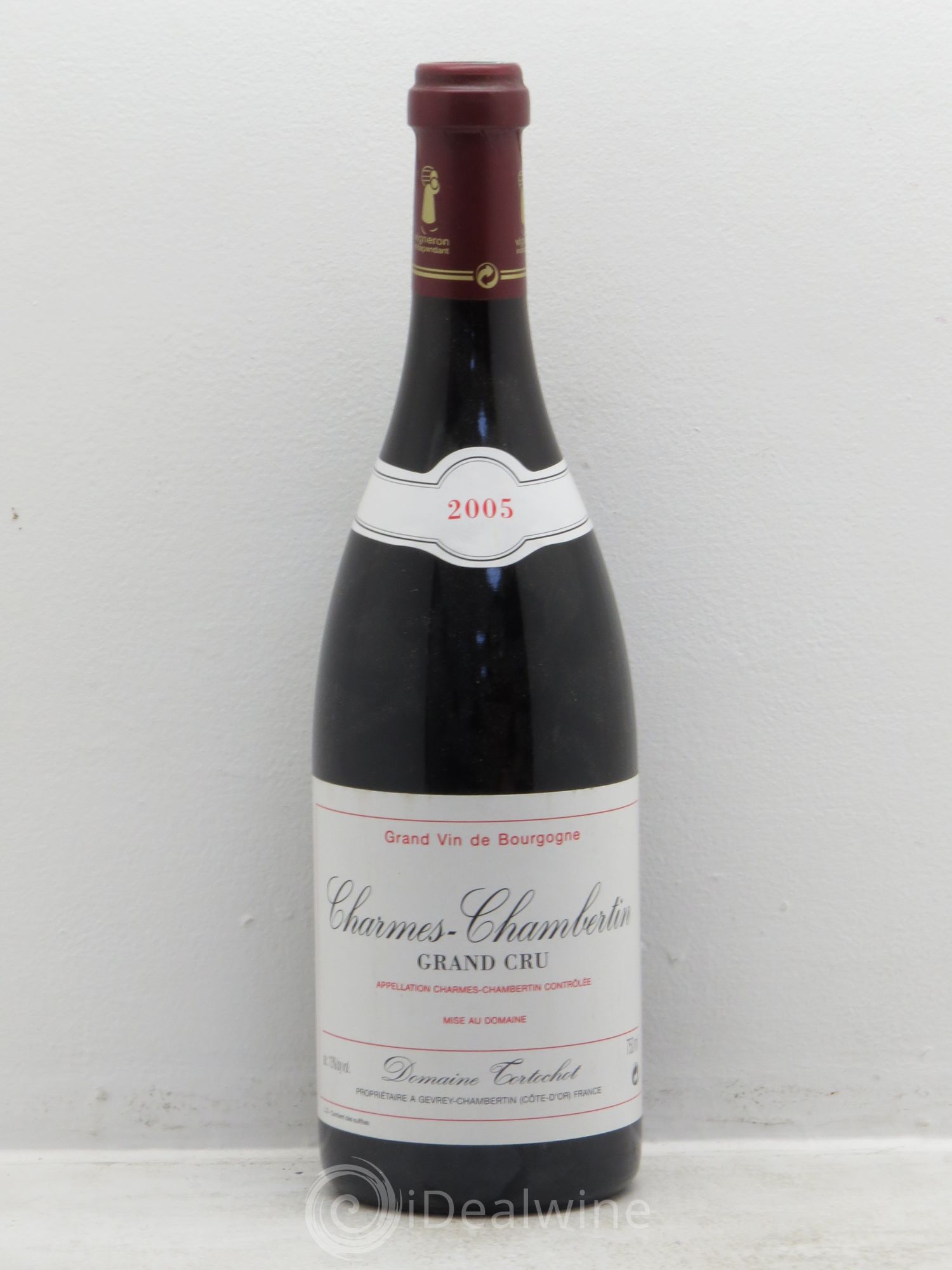 Charmes-Chambertin Grand Cru Tortochot (Domaine) 2005 - Lot de 1 bouteille - 0