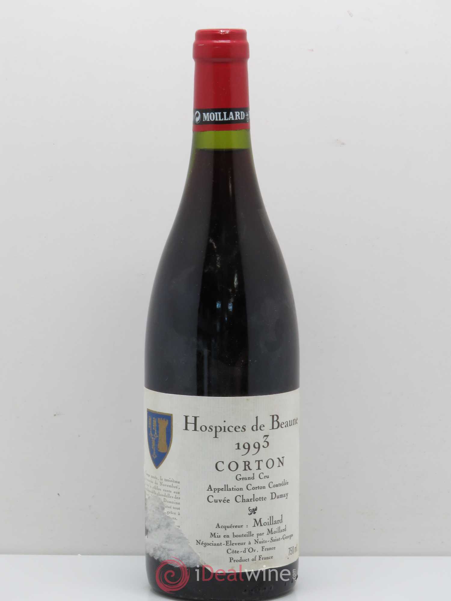 Corton Grand Cru Hospices De Beaune Cuvee Charlotte Dumay 1993 - Posten von 1 Flasche - 0