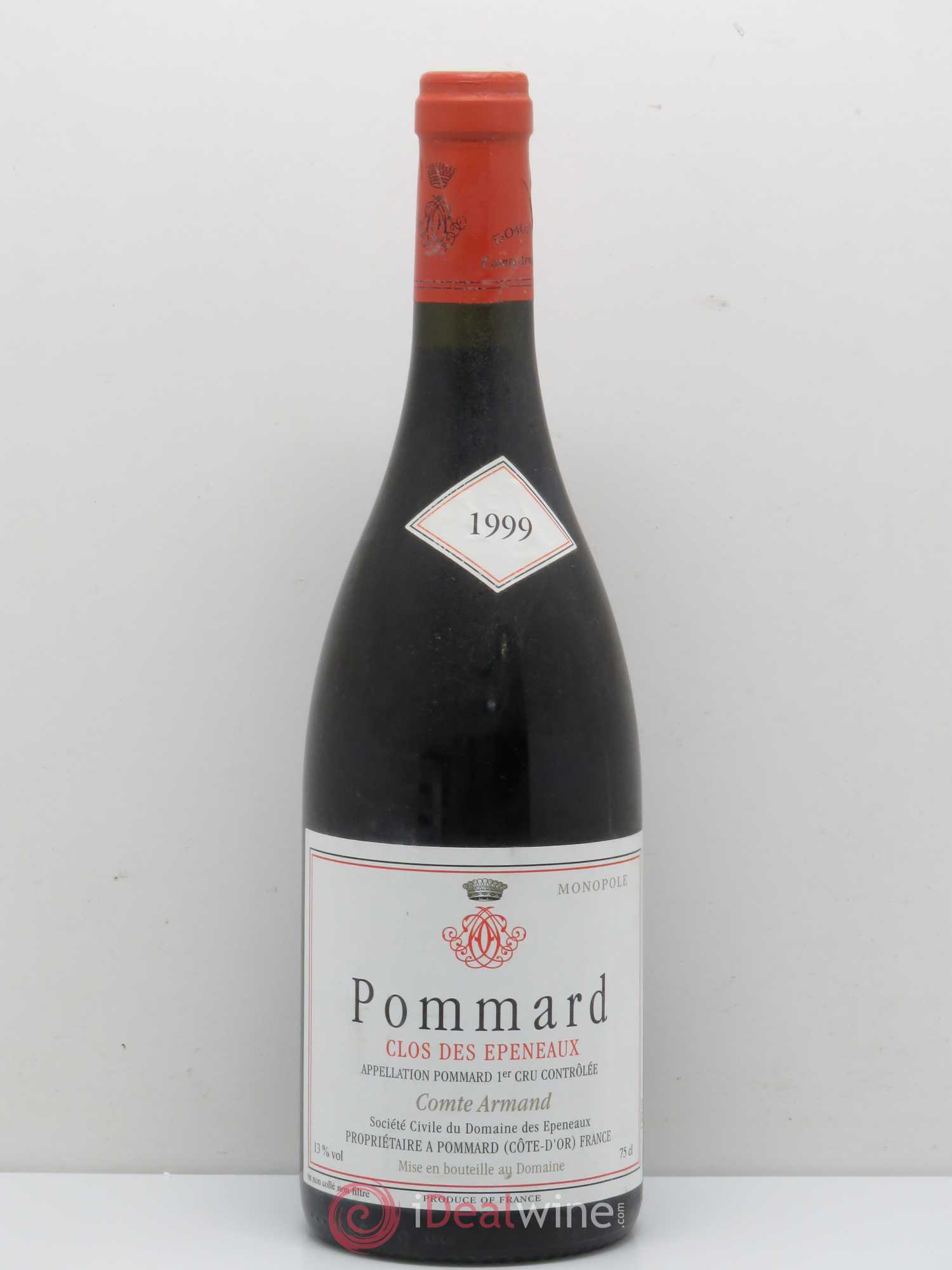 Pommard 1er Cru Clos des Epeneaux Comte Armand 1999 - Lot de 1 bouteille - 0