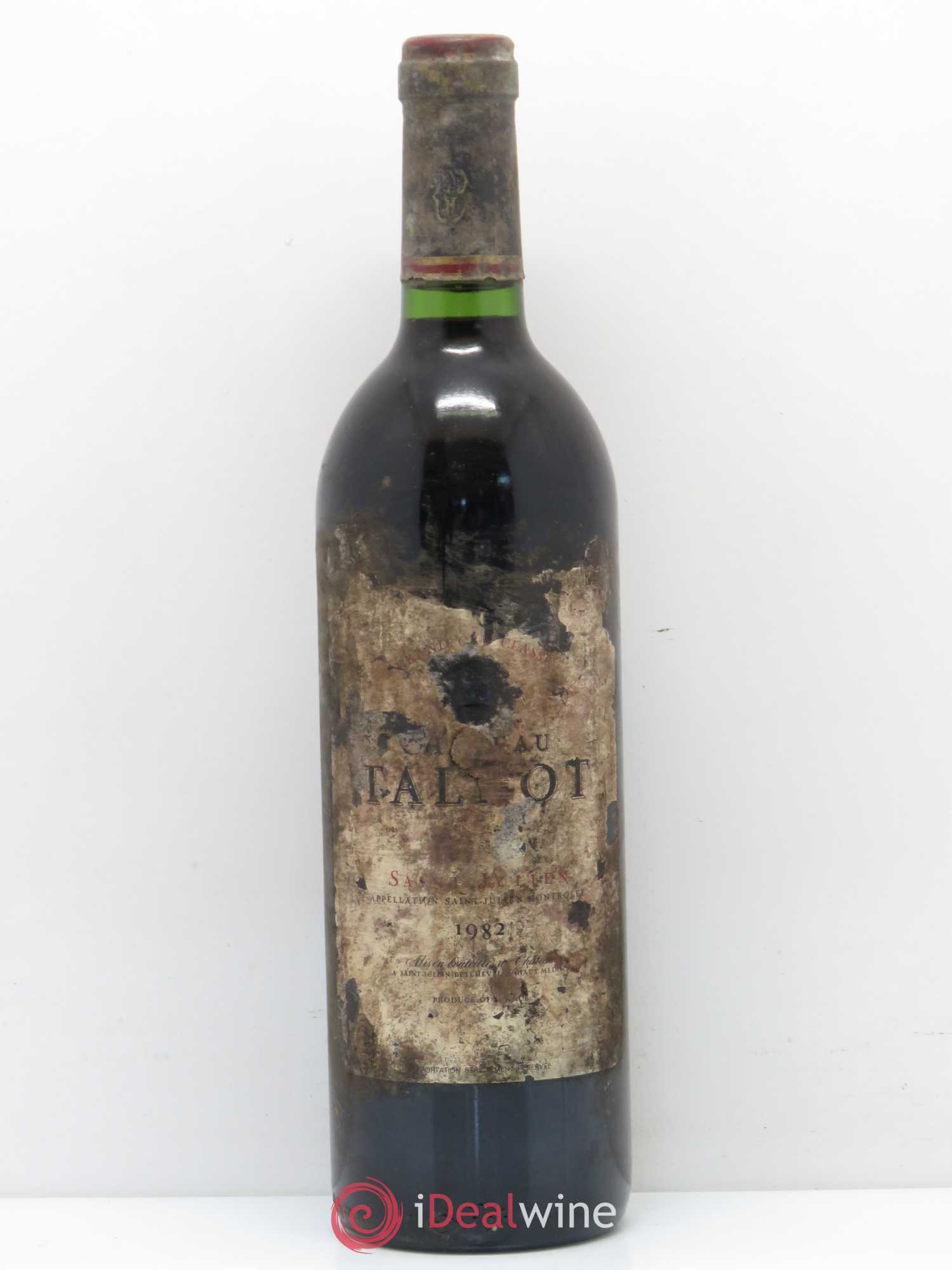 Château Talbot 4ème Grand Cru Classé 1982 - Lot de 1 bouteille - 0