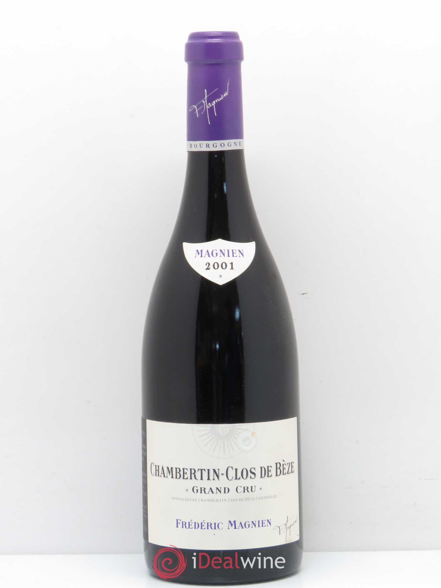 Chambertin Clos de Bèze Grand Cru Frédéric Magnien 2001 - Lot de 1 bouteille - 0
