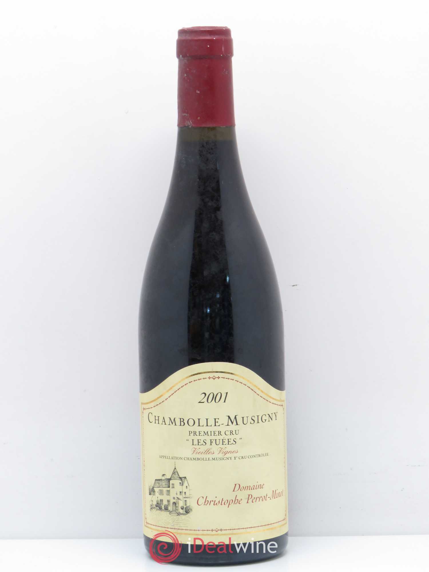Chambolle-Musigny 1er Cru Les Fuées Vieilles Vignes Perrot-Minot 2001 - Lot de 1 bouteille - 0