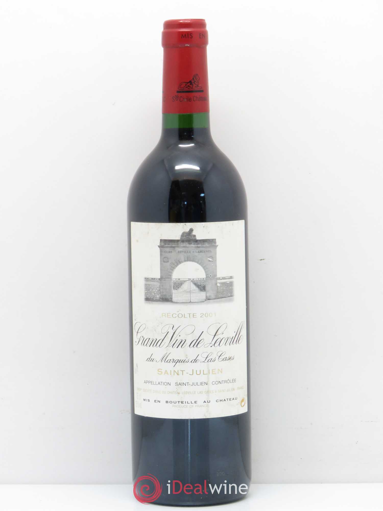 Château Léoville Las Cases 2ème Grand Cru Classé 2001 - Lot de 1 bouteille - 0