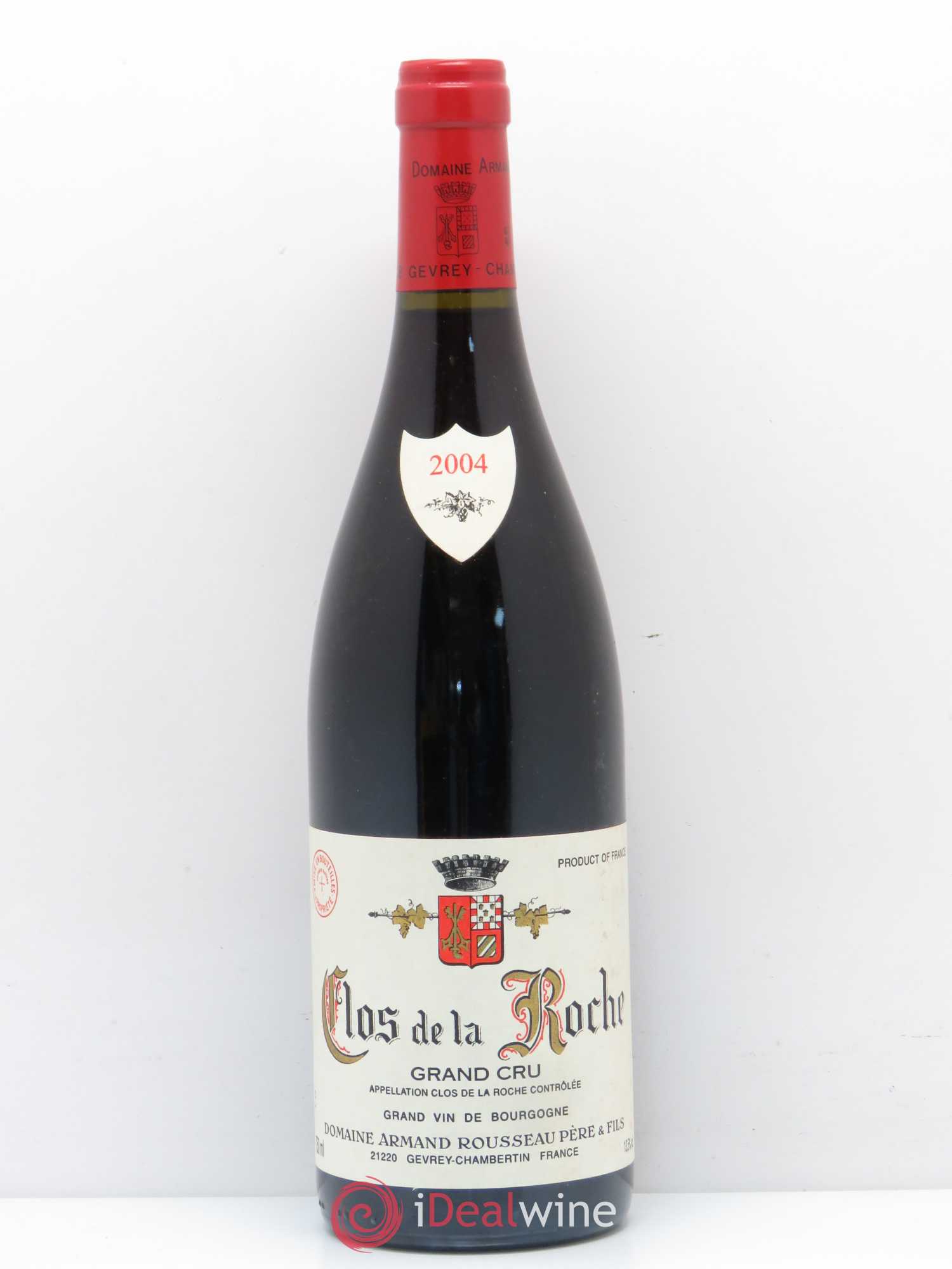 Clos de la Roche Grand Cru Armand Rousseau (Domaine) 2004 - Posten von 1 Flasche - 0