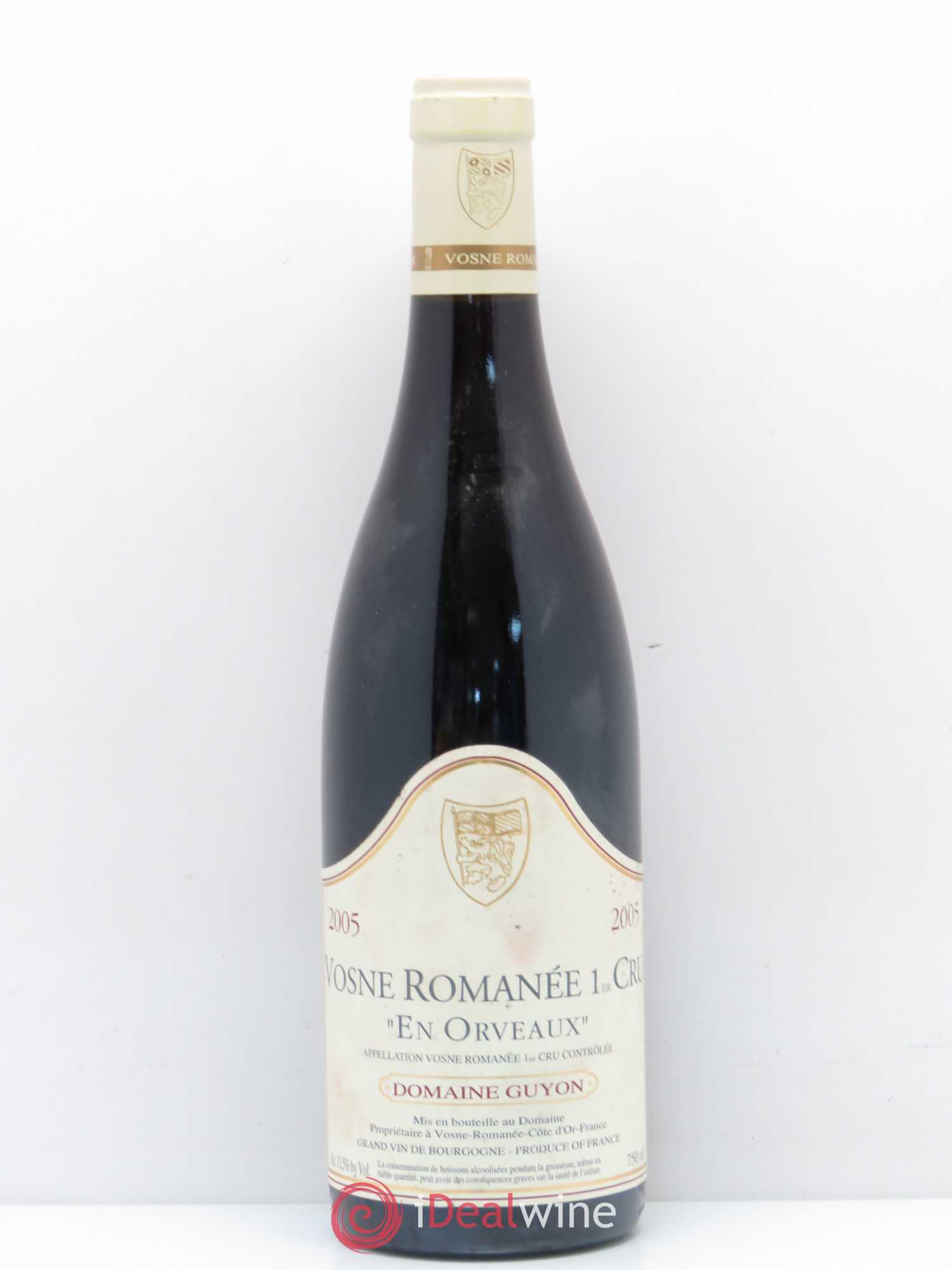 Vosne-Romanée 1er Cru En Orveaux Guyon 2005 - Posten von 1 Flasche - 0