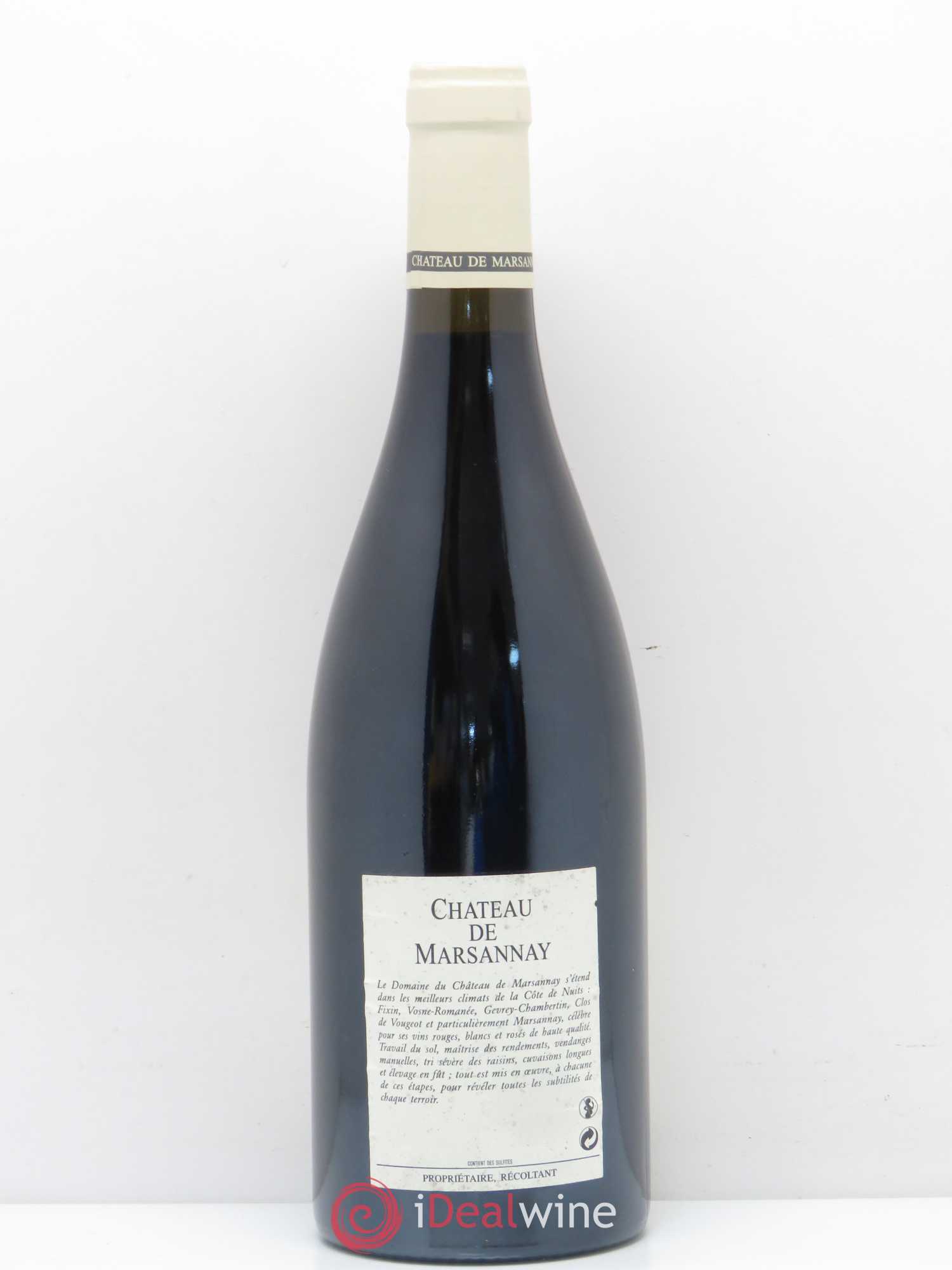Clos de Vougeot Grand Cru Château de Marsannay 2006 - Lot de 1 bouteille - 1