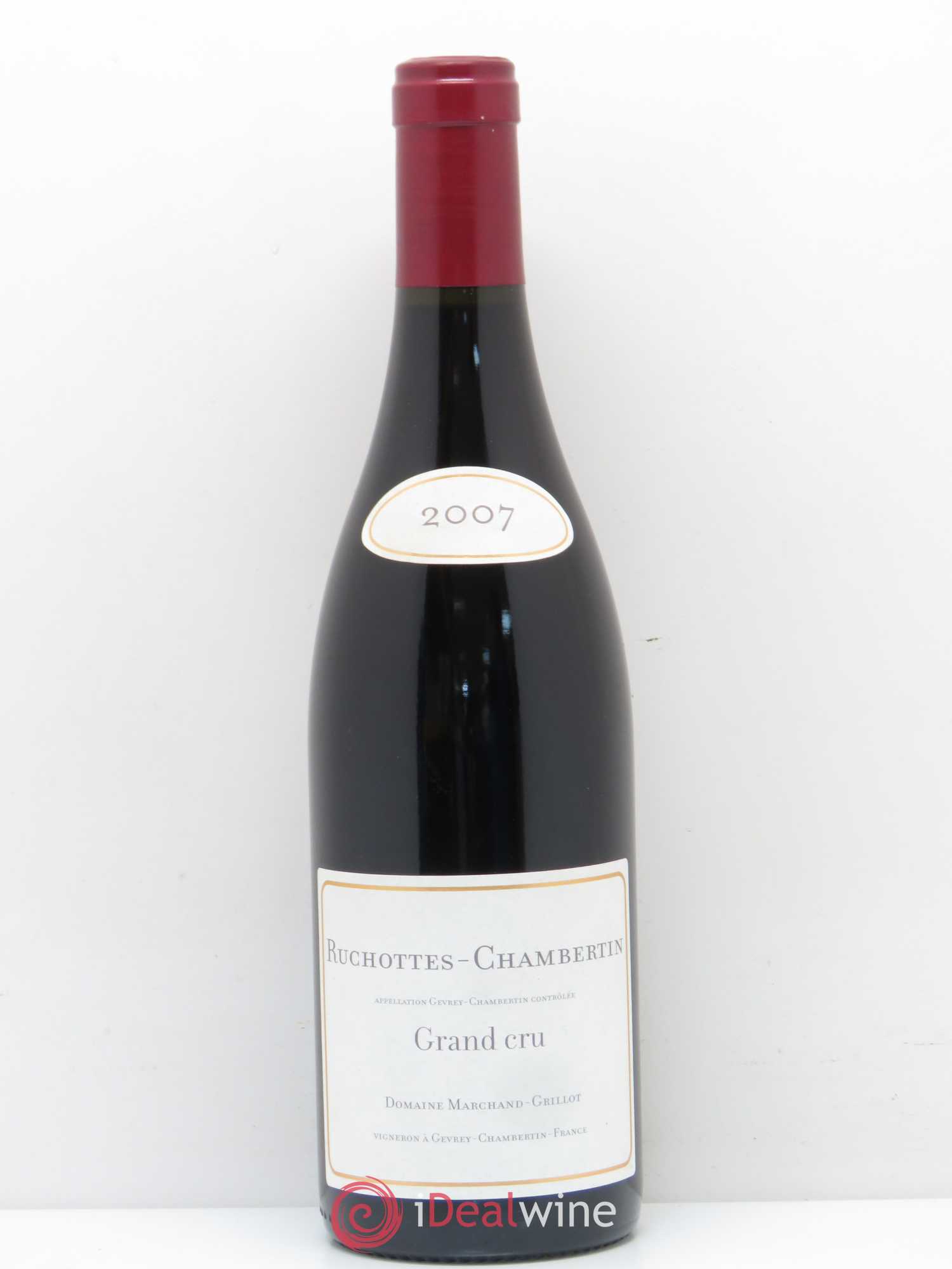 Ruchottes-Chambertin Grand Cru Marchand Grillot 2007 - Lot de 1 bouteille - 0