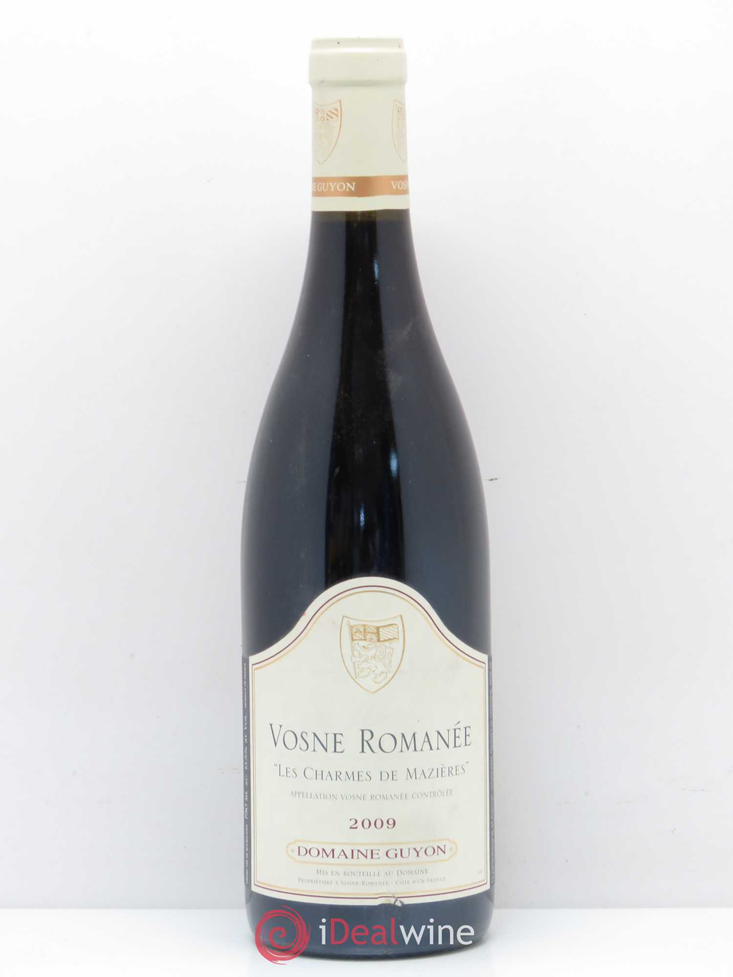 Vosne-Romanée Charmes de Mazières Guyon 2009 - Posten von 1 Flasche - 0