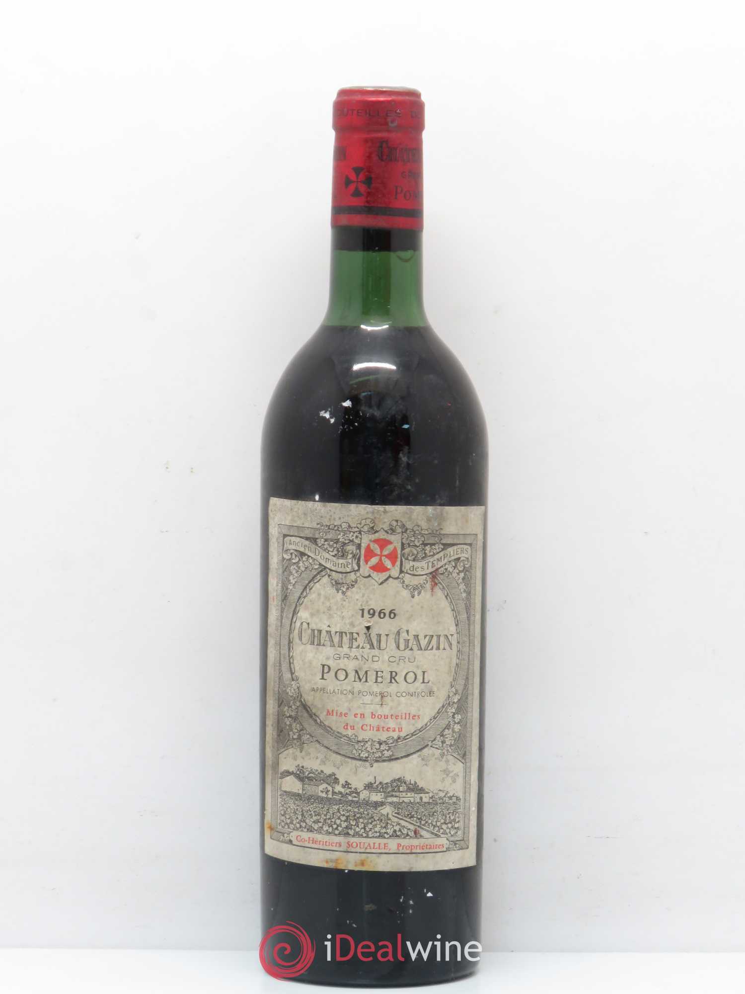 Château Gazin 1966 - Lot de 1 bouteille - 0