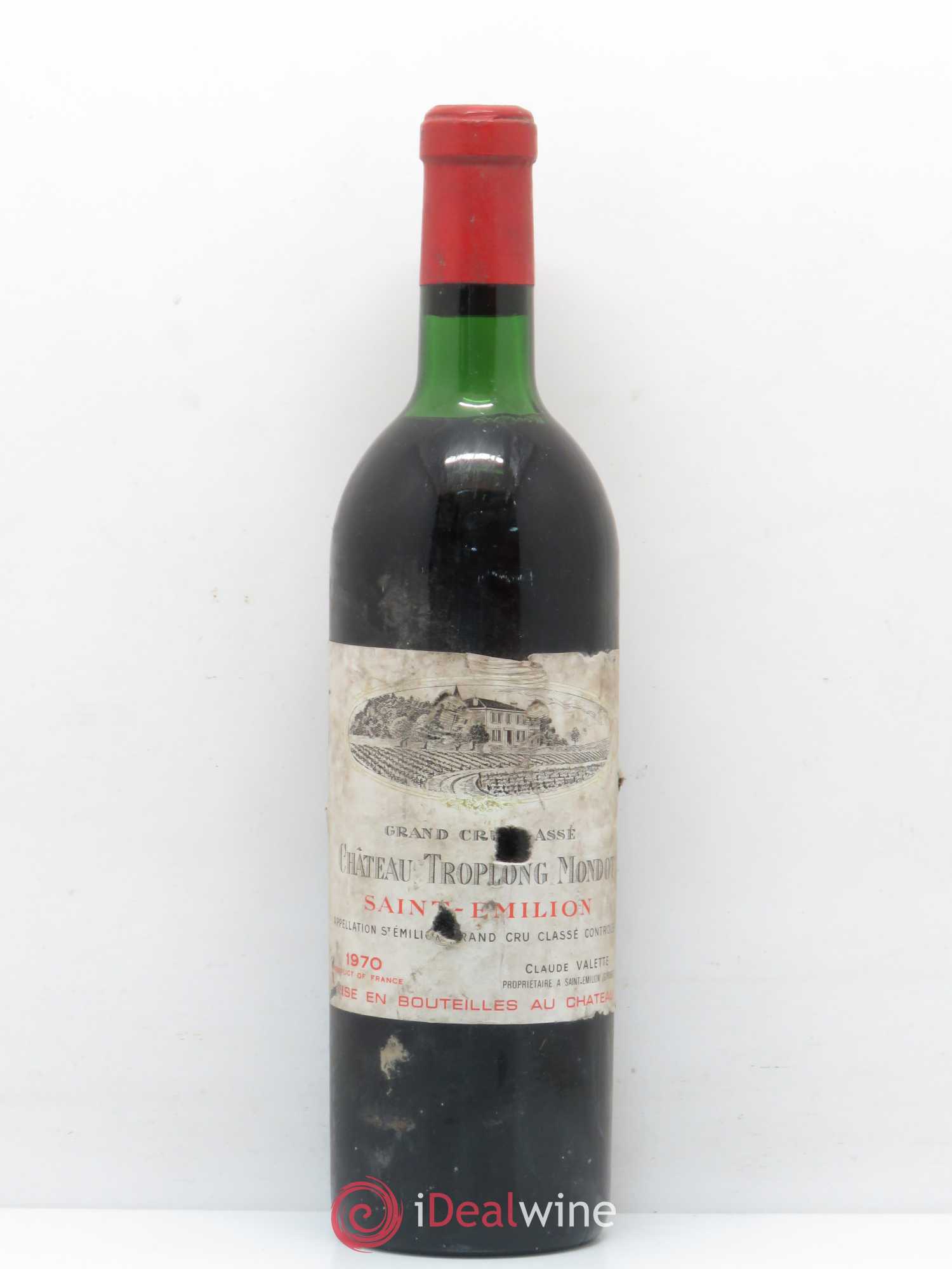 Château Troplong Mondot 1er Grand Cru Classé B 1970 - Lot de 1 bouteille - 0