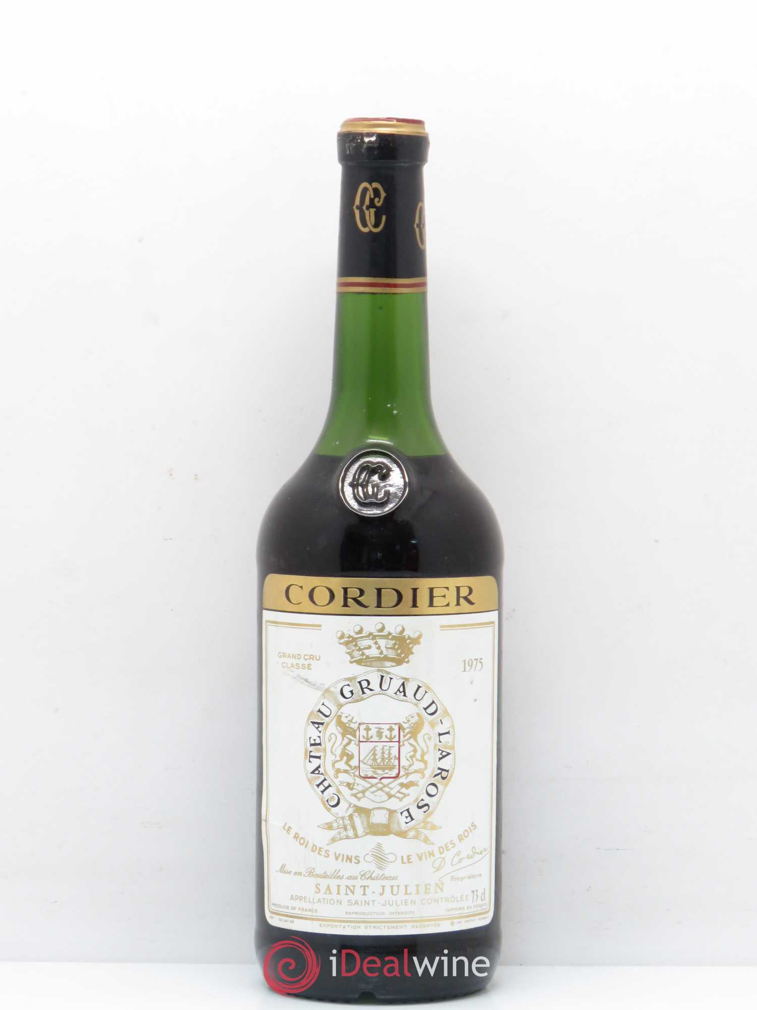 Château Gruaud Larose 2ème Grand Cru Classé 1975 - Lot de 1 bouteille - 0