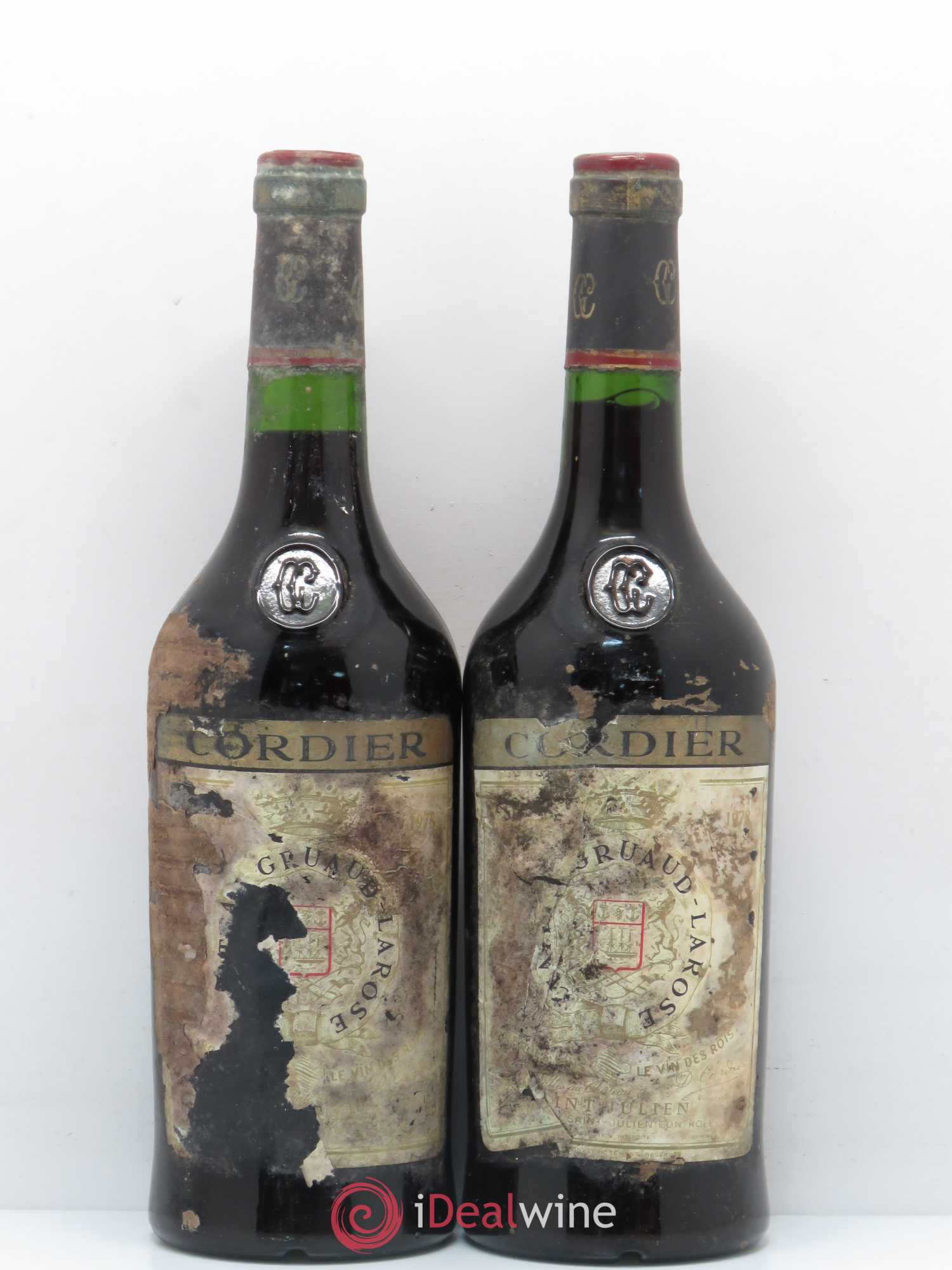 Château Gruaud Larose 2ème Grand Cru Classé 1978 - Lot de 2 bouteilles - 0