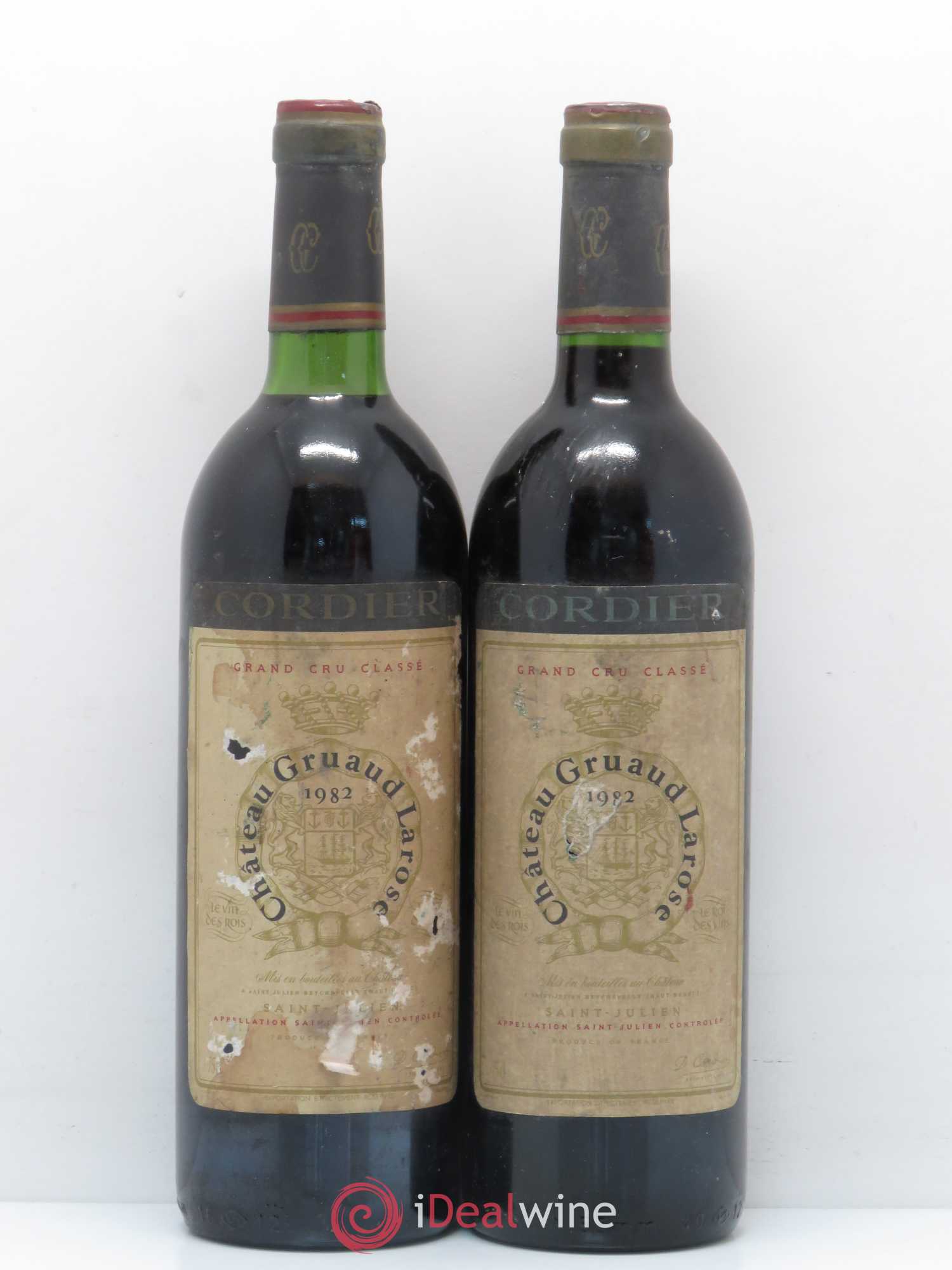 Château Gruaud Larose 2ème Grand Cru Classé 1982 - Lot de 2 bouteilles - 0