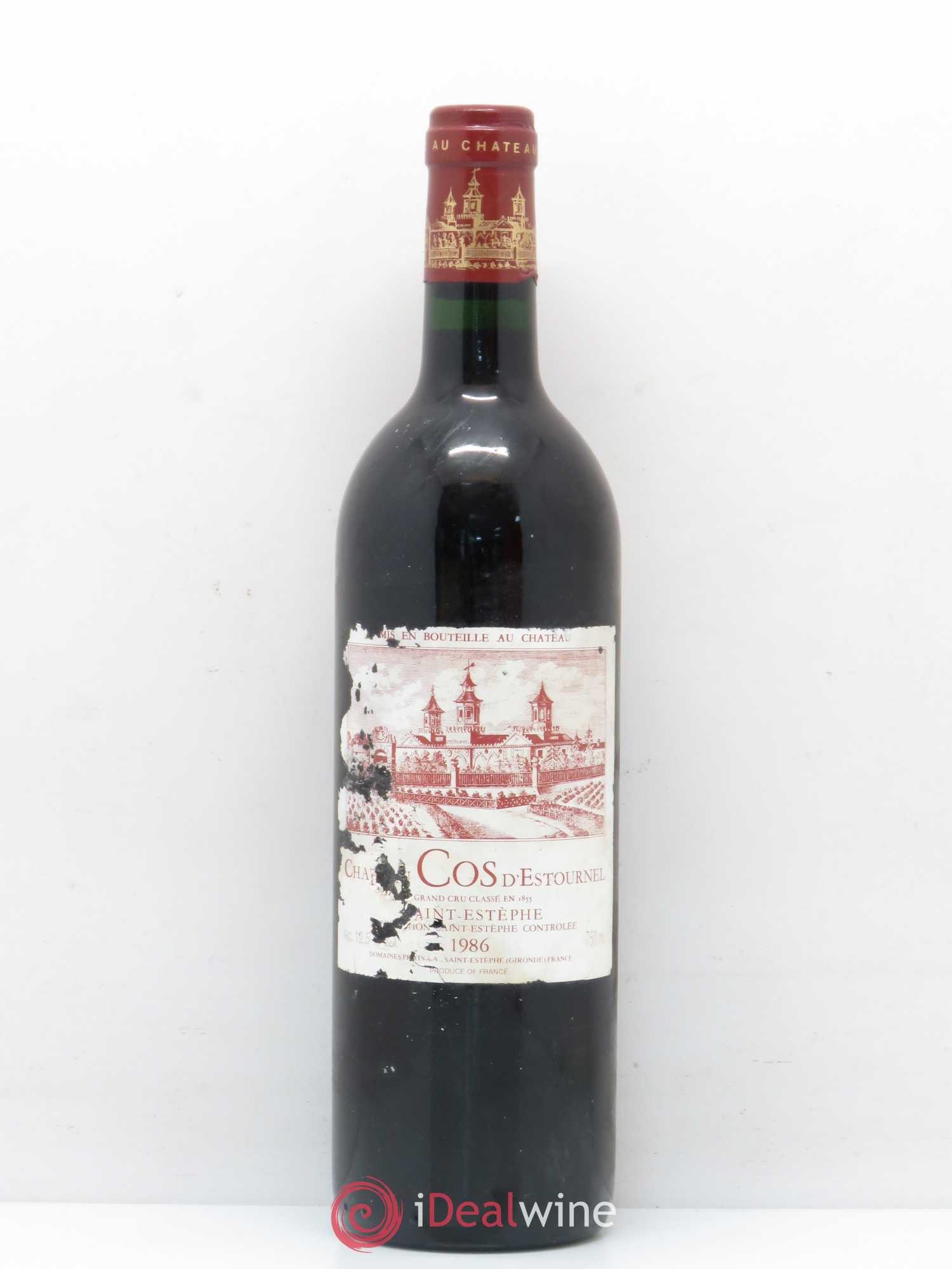 Cos d'Estournel 2ème Grand Cru Classé 1986 - Lot de 1 bouteille - 0