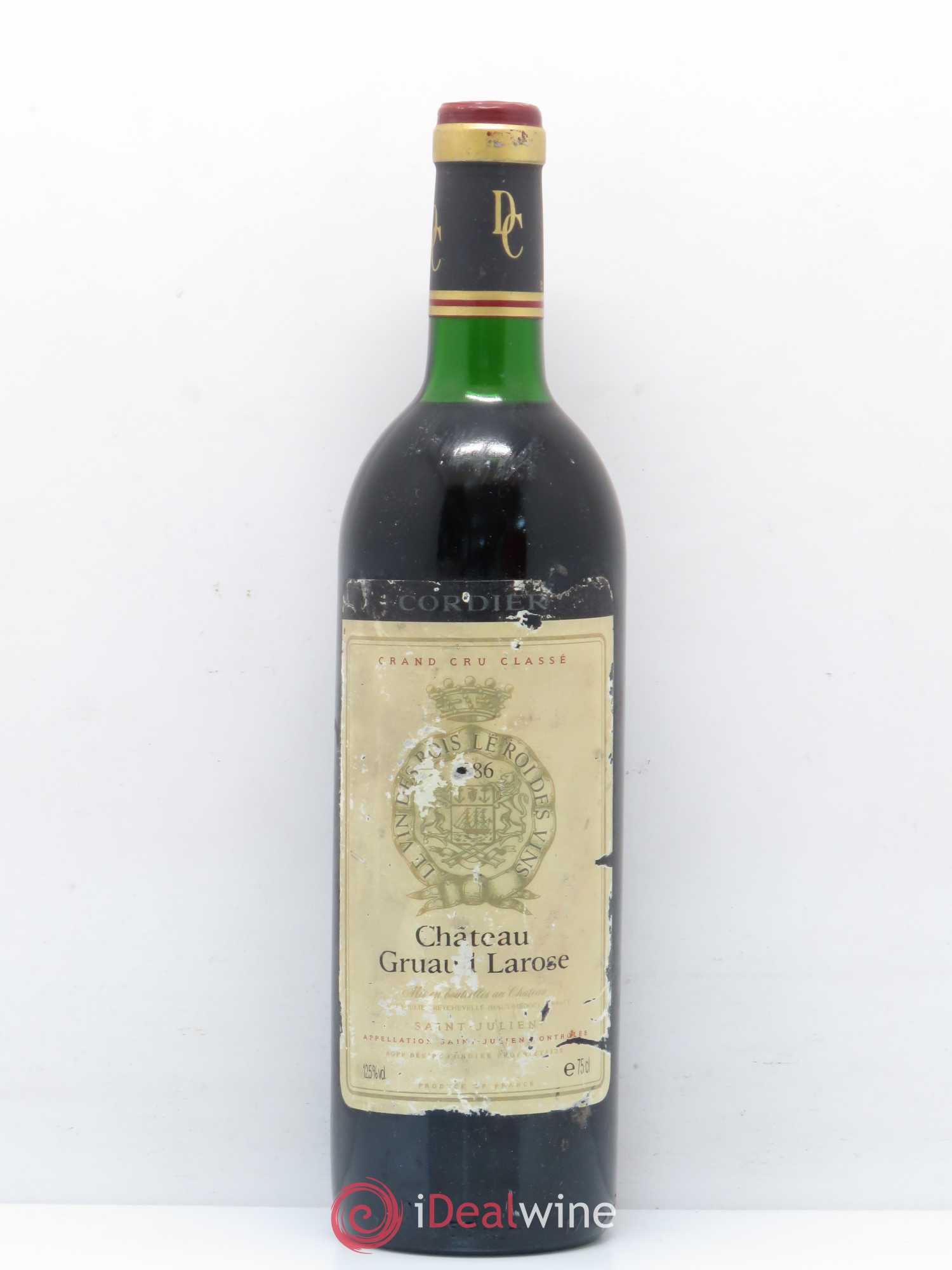 Château Gruaud Larose 2ème Grand Cru Classé 1986 - Lot de 1 bouteille - 0